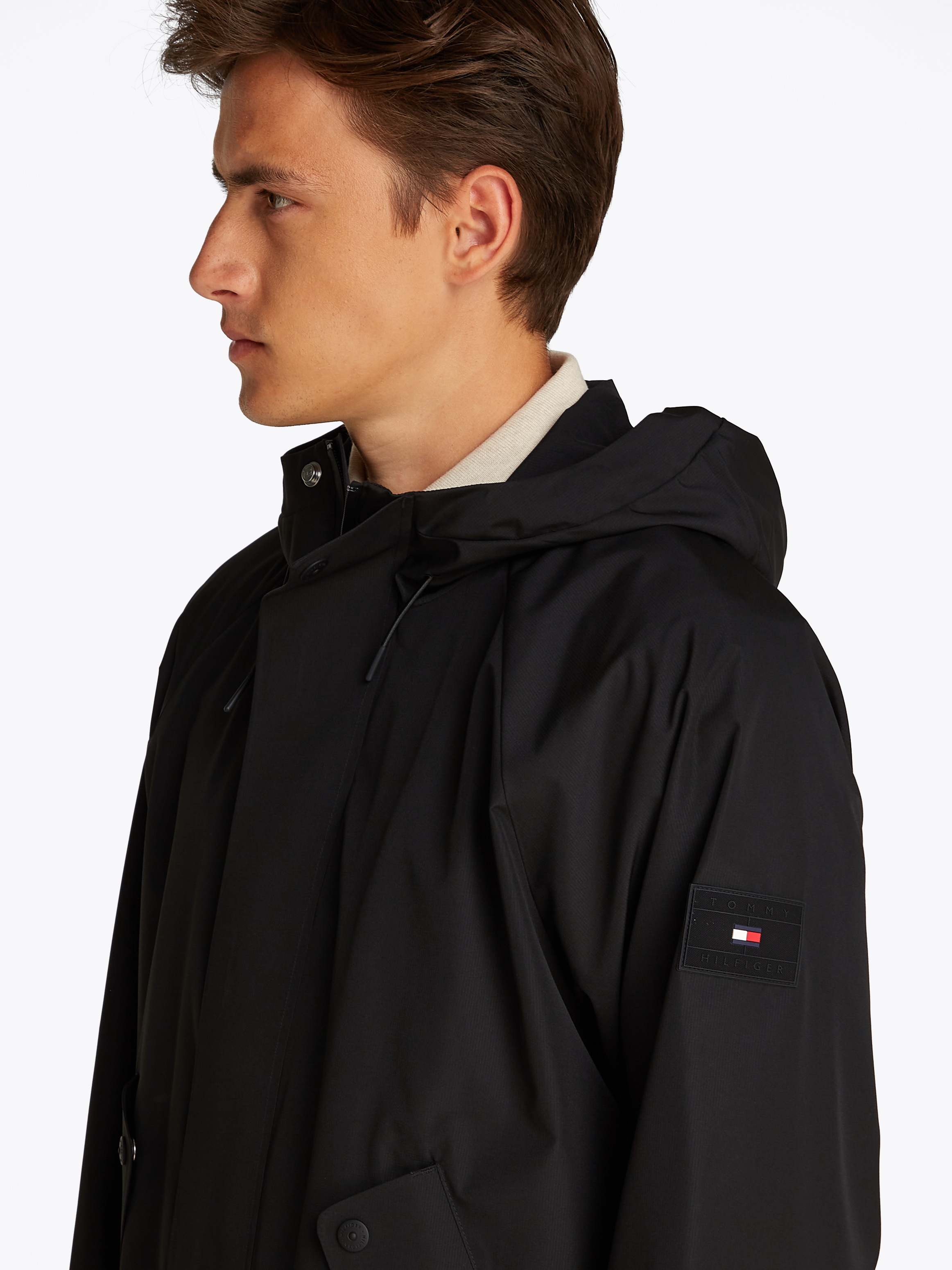 Tommy Hilfiger Kurzjacke "TECH HOODED JKT", mit Kapuze günstig online kaufen