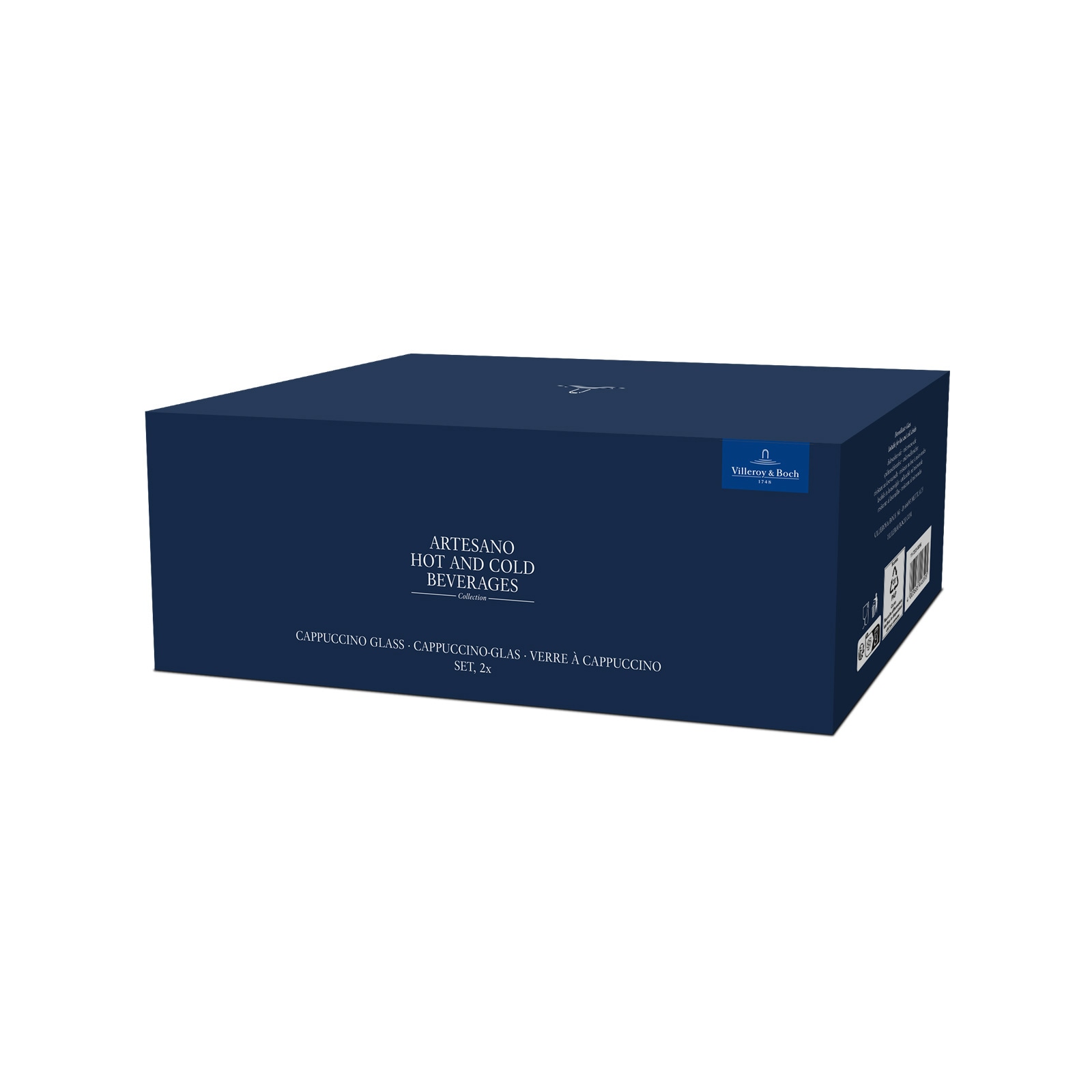 Villeroy & Boch Thermoglas »Cappuccino-Gläser Artesano Hot & Cold 250 ml 2er Set transparent«