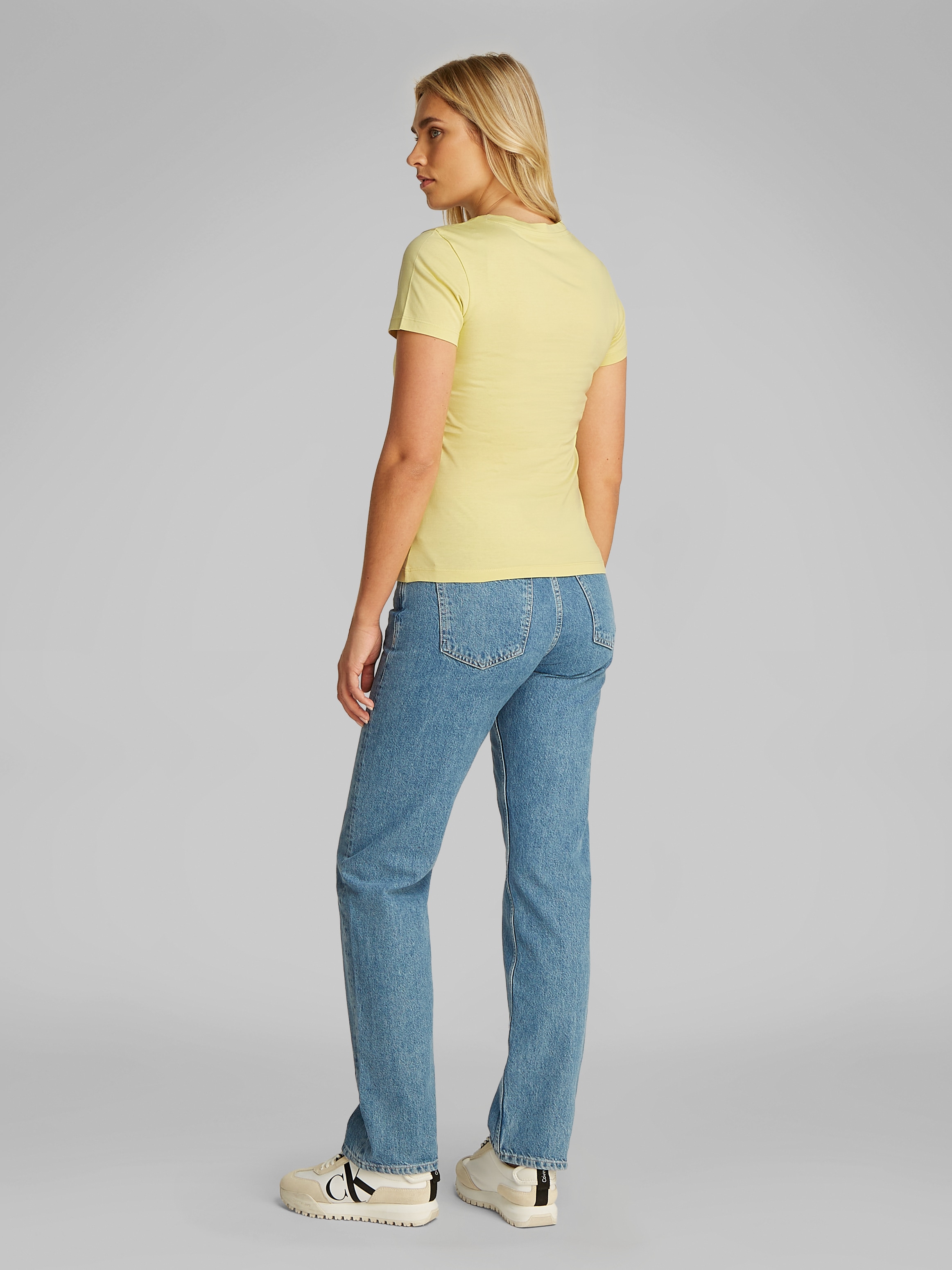 Calvin Klein Jeans T-Shirt »2-PACK MONOLOGO SLIM TEE«, (Packung, 2er-Pack), mit Logodruck