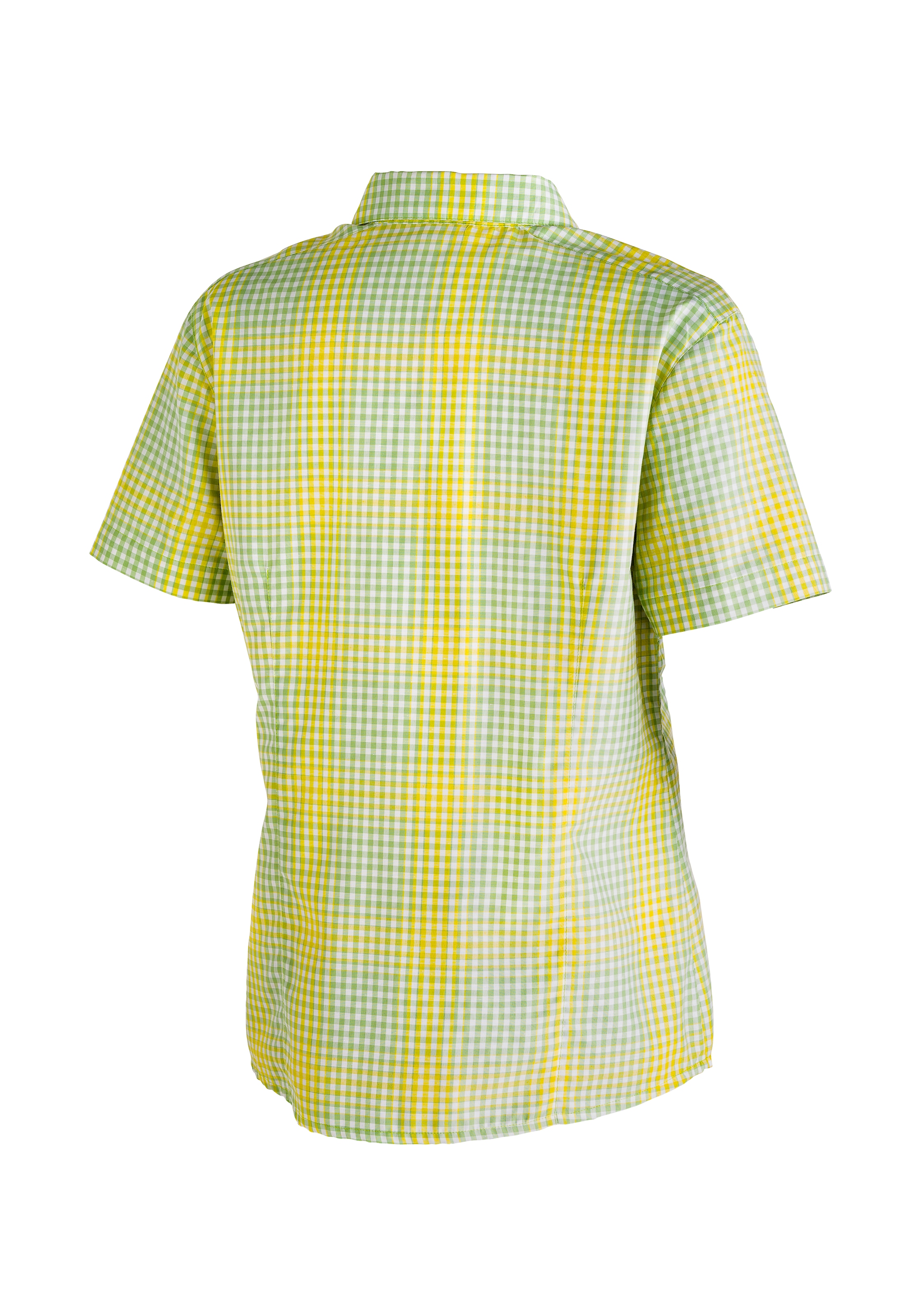 Maier Sports Funktionsbluse »Philina«, Karierte Kurzarm-Bluse für Wandern, Reisen und Freizeit