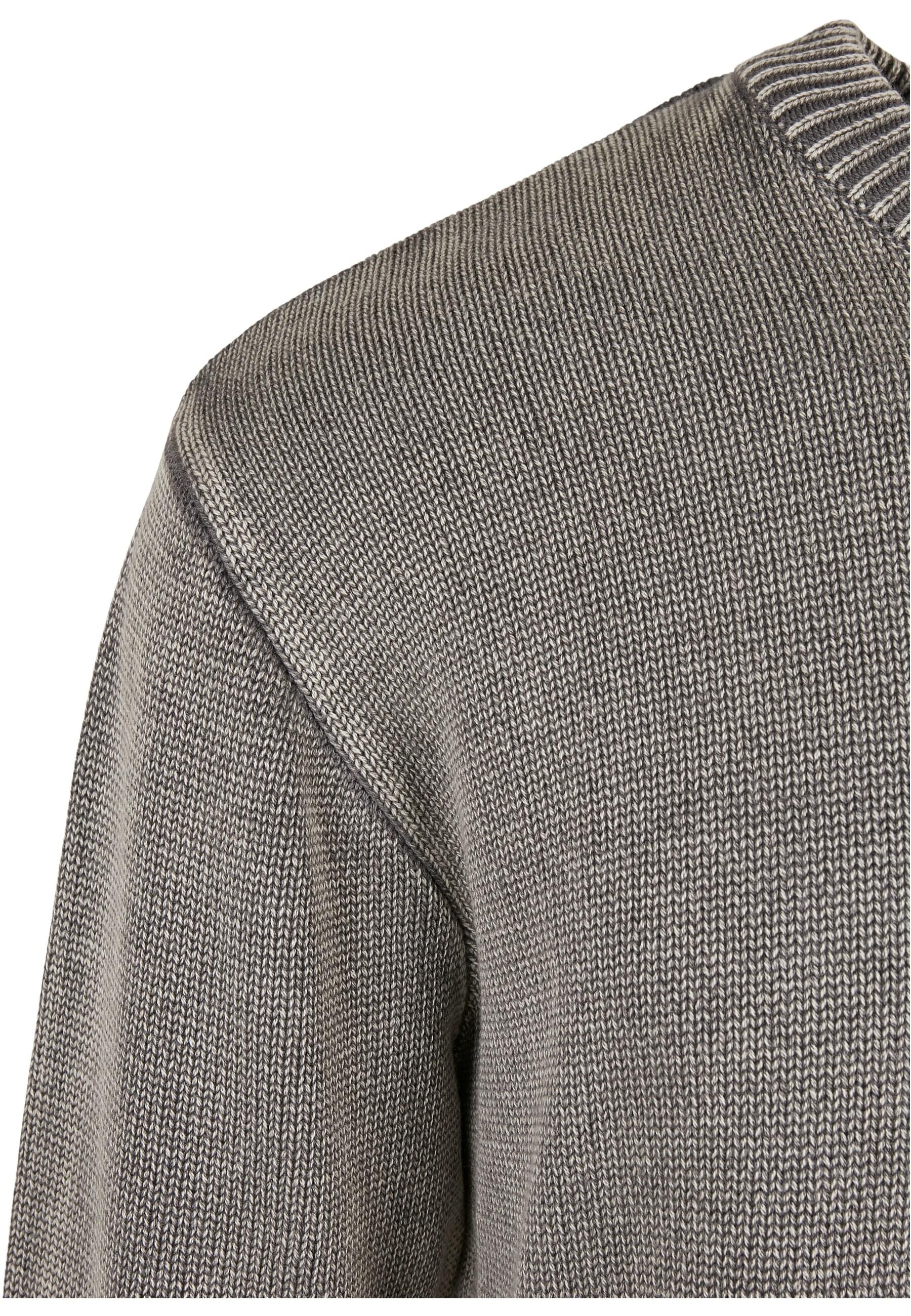 URBAN CLASSICS Rundhalspullover »Urban Classics Herren Washed Sweater«, (1 tlg.)