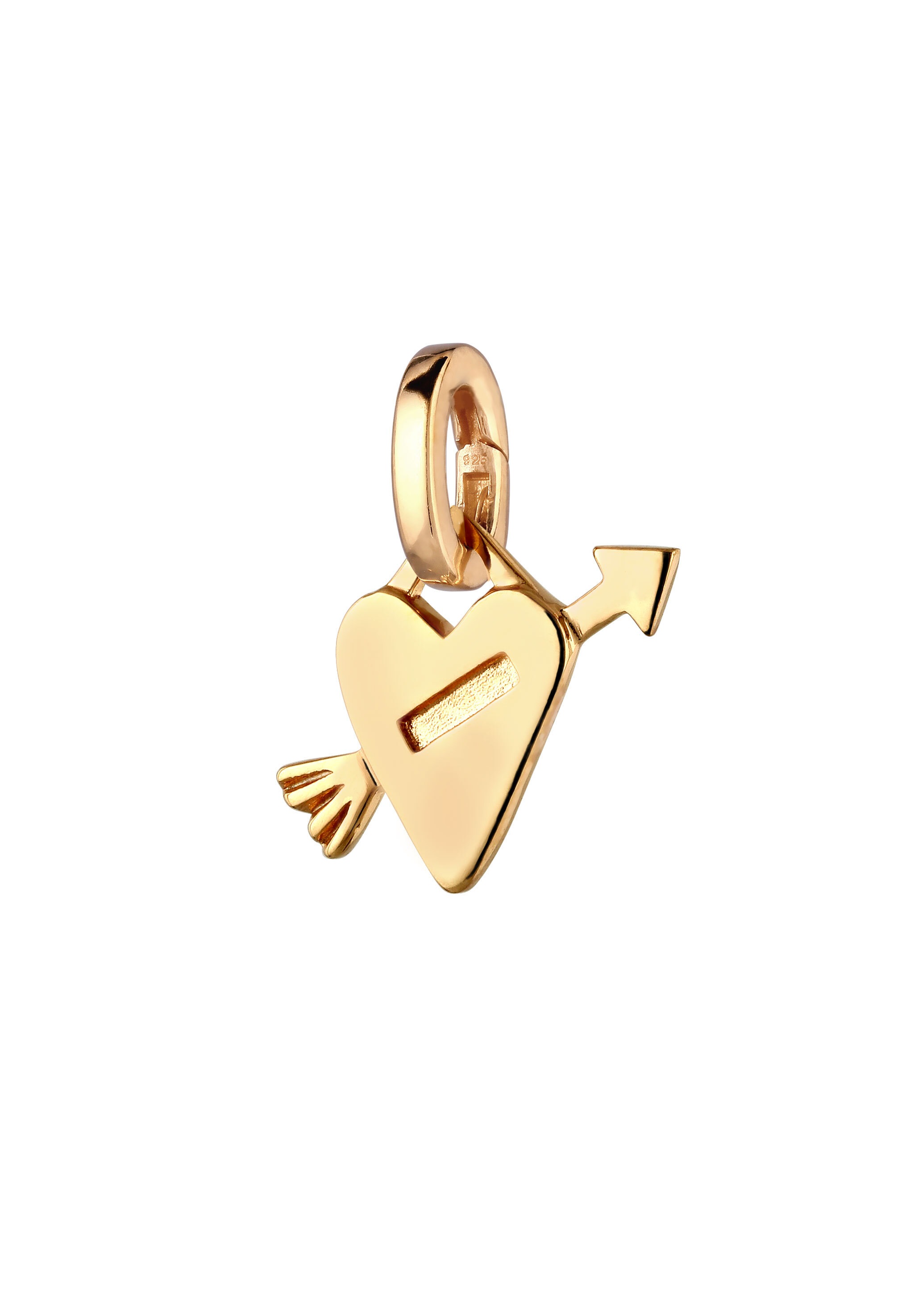 Elli »Charm Herz mit Pfeil 925 Sterling Silber«