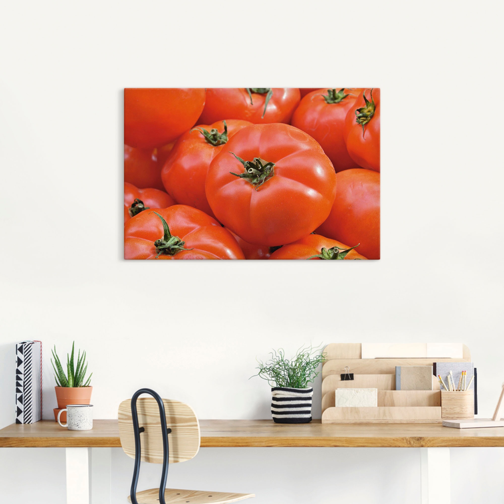 in | als versch. Artland Wandbild Rote Lebensmittel, BAUR Größen (1 Leinwandbild, Wandaufkleber »Frische Alubild, Friday Poster St.), Black oder Tomaten«,