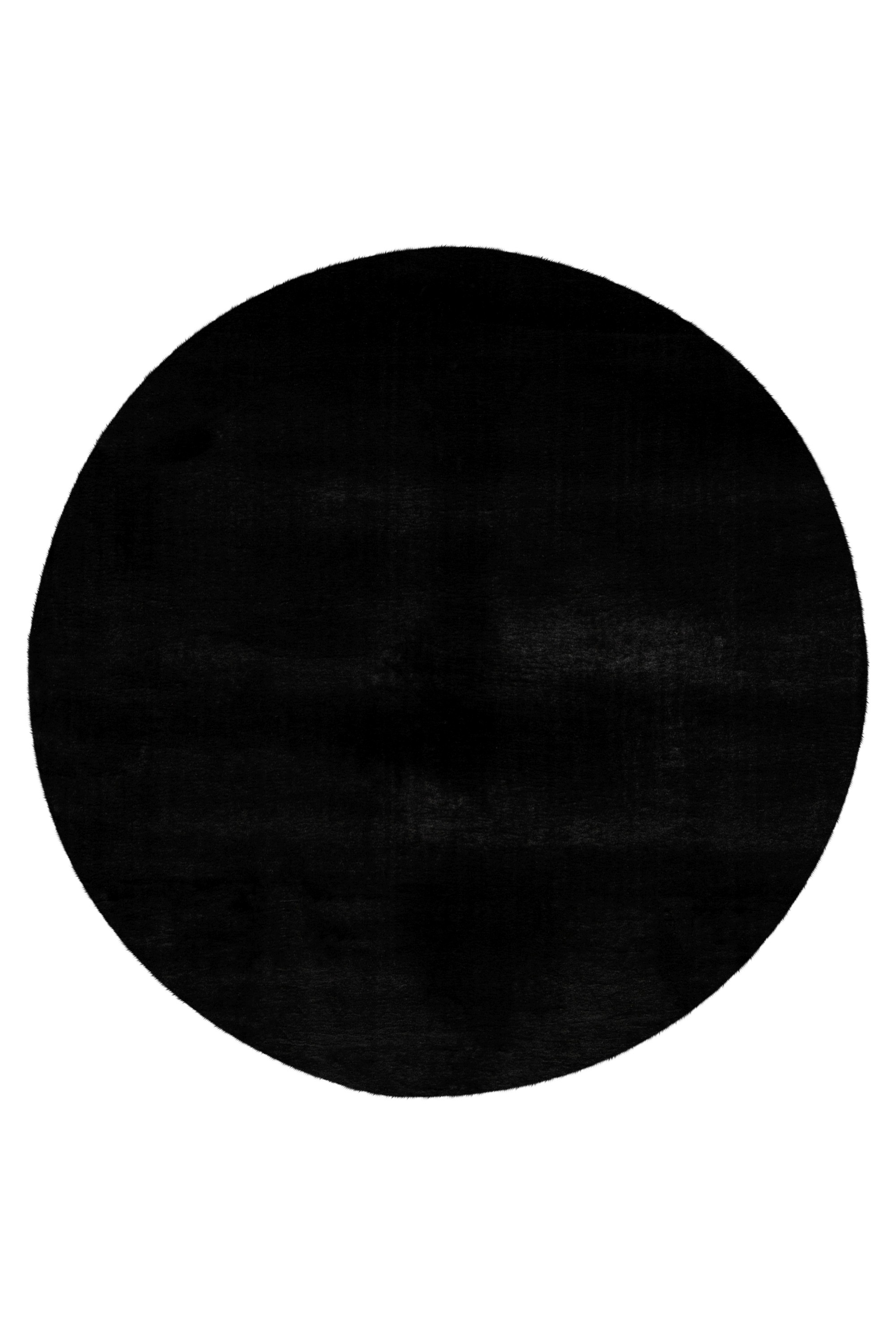 Teppich KAYOOM "Cross 425", schwarz, H:21mm Ø:160cm, Polyester, Teppiche, Teppich, Hochflor