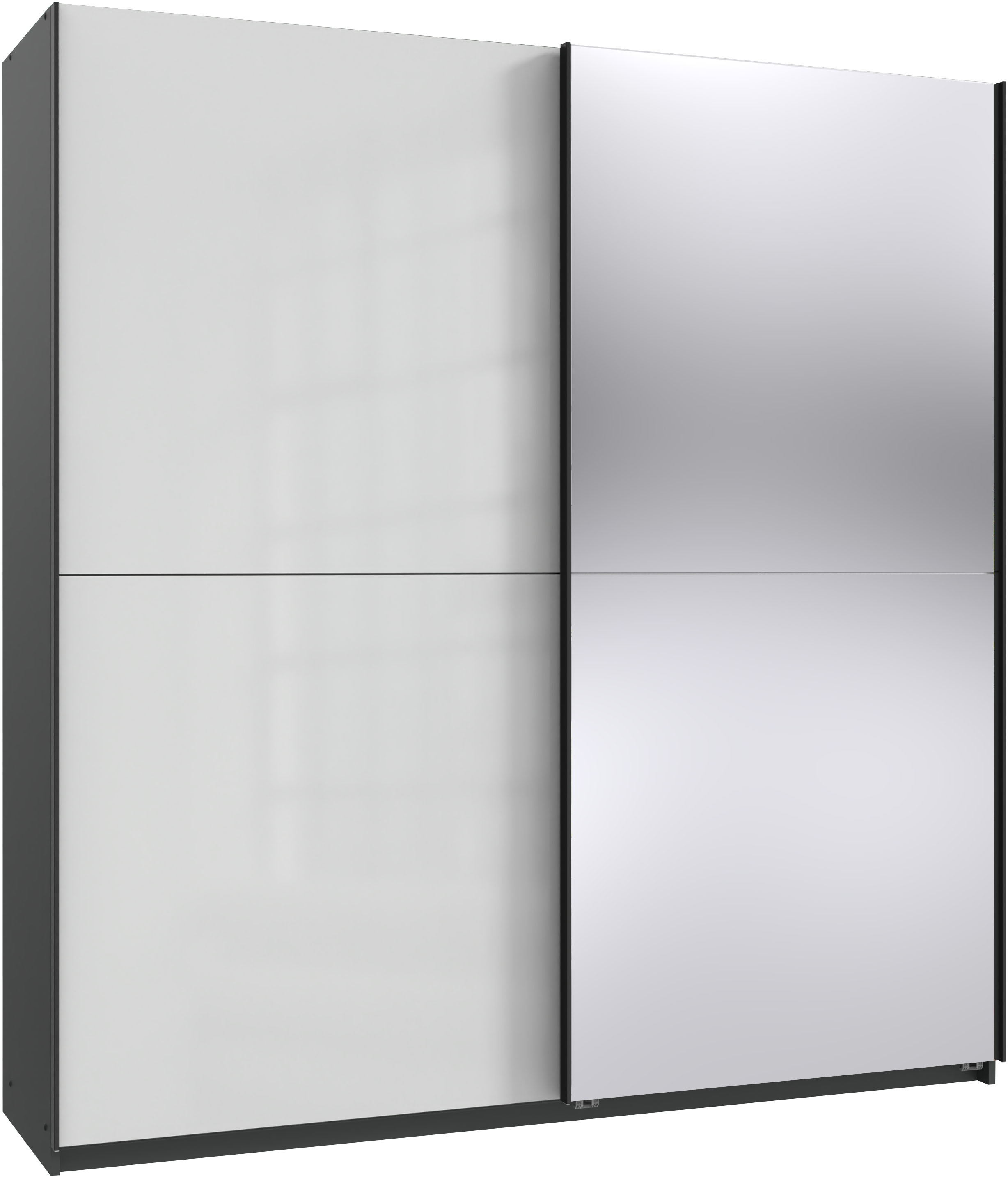 Wimex "Mugano, B/T/H 135 oder 180/65/198cm, Made in Germany" wähle Deine Ausstattung: Basic oder Premium, 2 Schwebetüren mit oder ohne Spiegel, Metallgriffe
