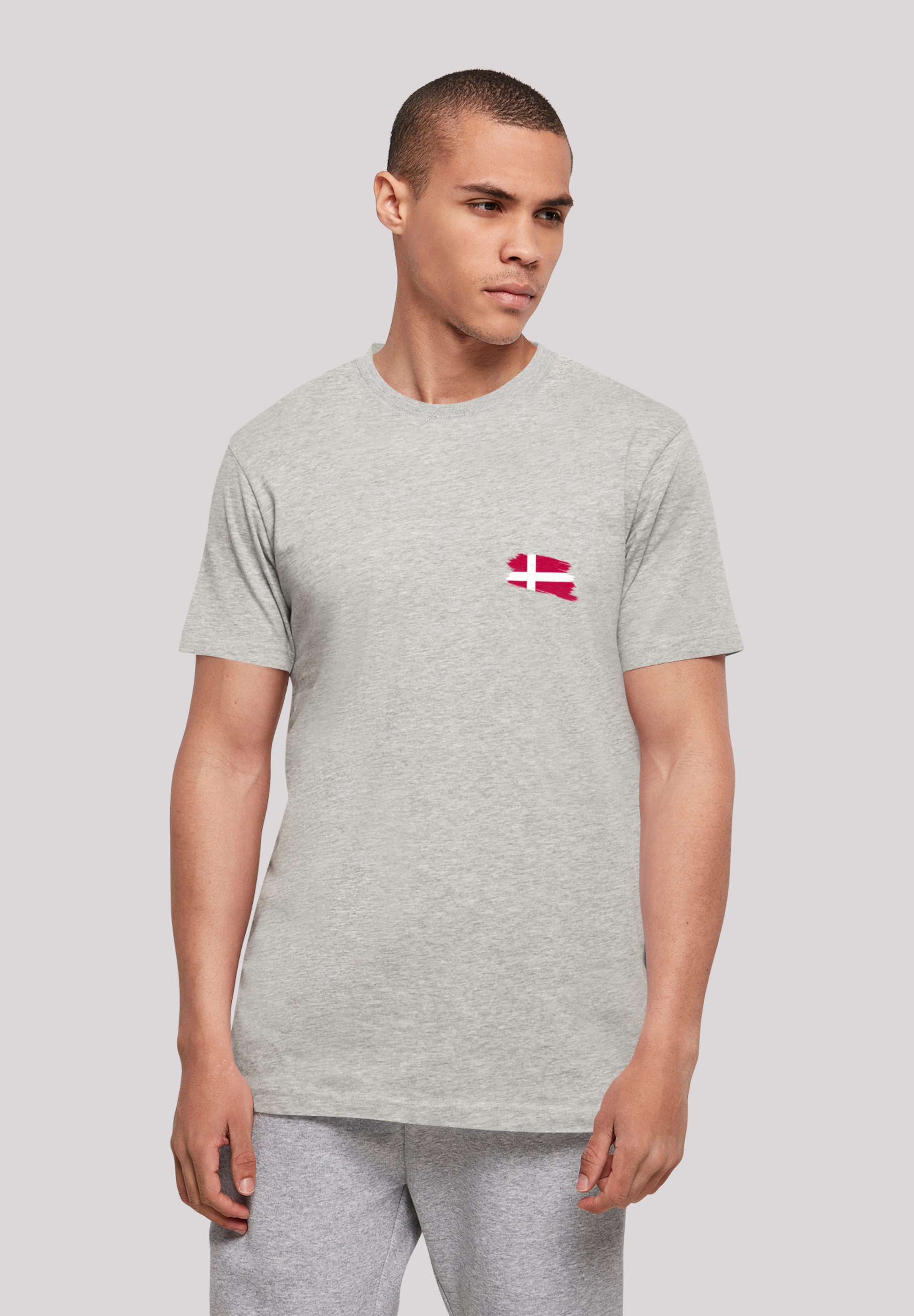 F4NT4STIC T-Shirt »Dänemark Flagge Denmark«, Print