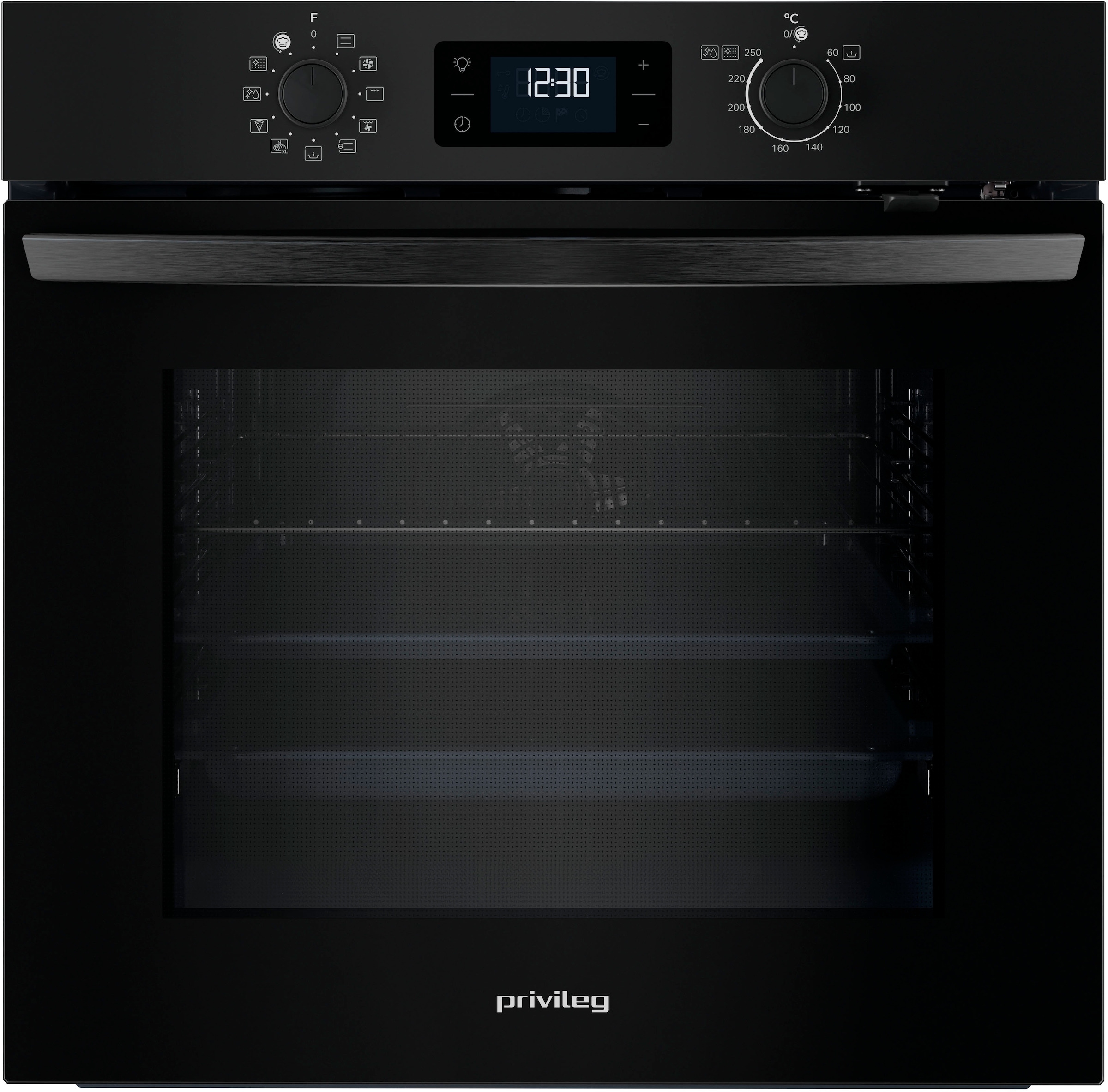 Privileg Einbaubackofen "PBA285PU1K" mit Teilauszug Hydrolyse & Pyrolyse - günstig online kaufen