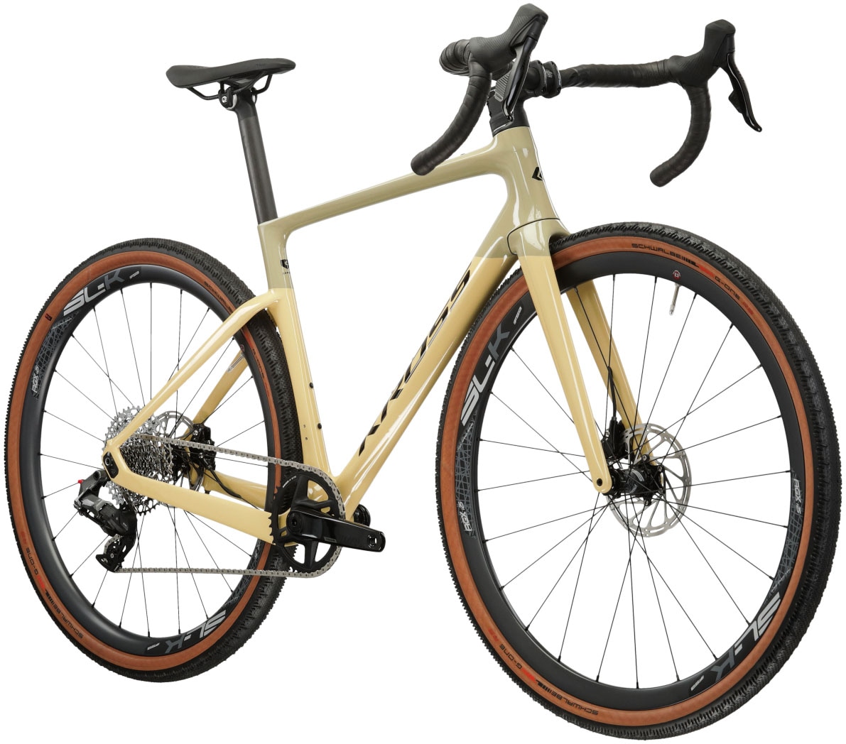 Kross Gravelbike »KROSS Gravelbike Esker RS 3.0 28" braun«, 12 Gang, SRAM, RIVAL XPLR AXS Schaltwerk, Kettenschaltung