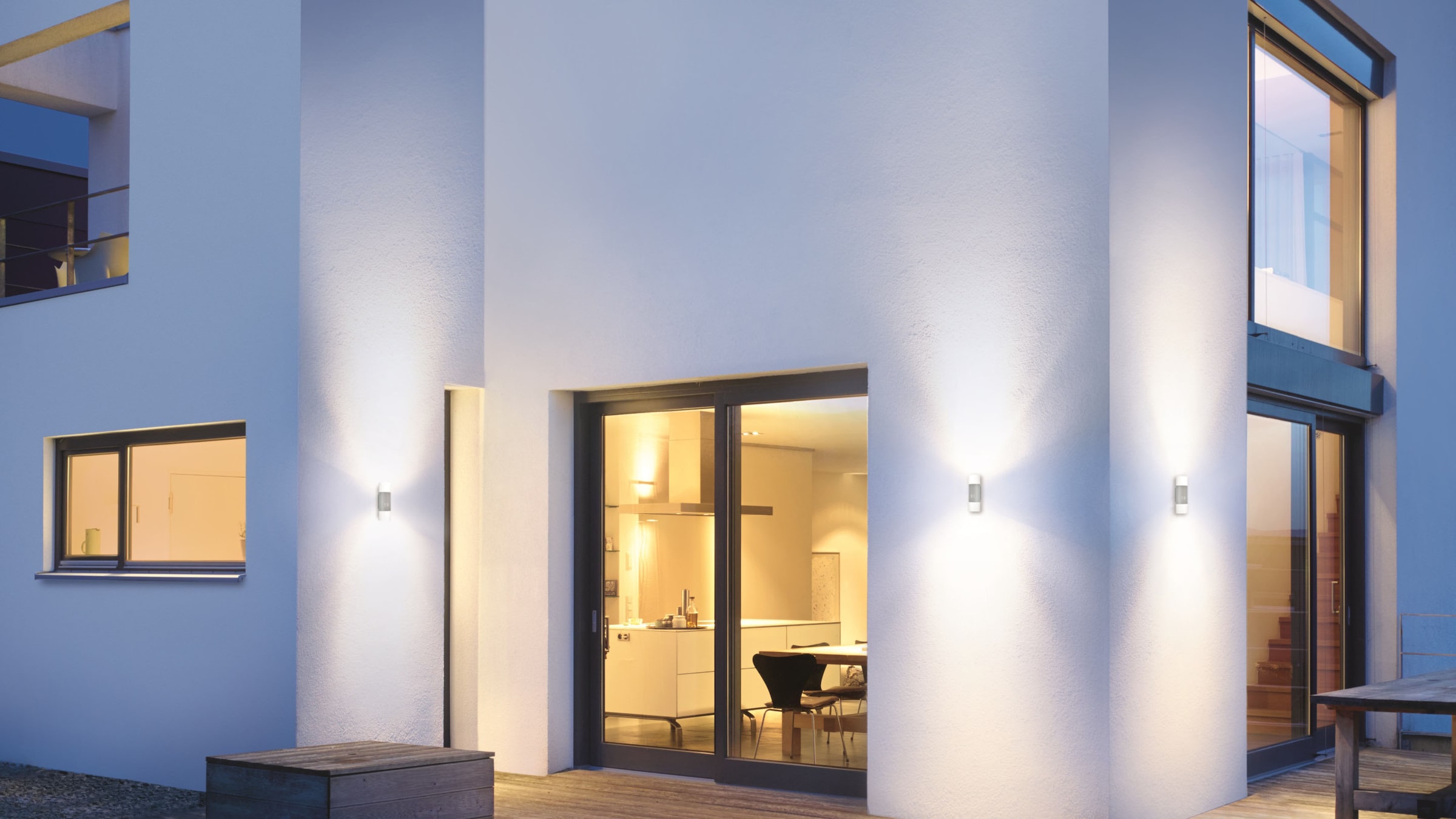 steinel LED Außen-Wandleuchte »L 910 S ANT«, 2 flammig, Leuchtmittel LED-Board | LED fest integriert