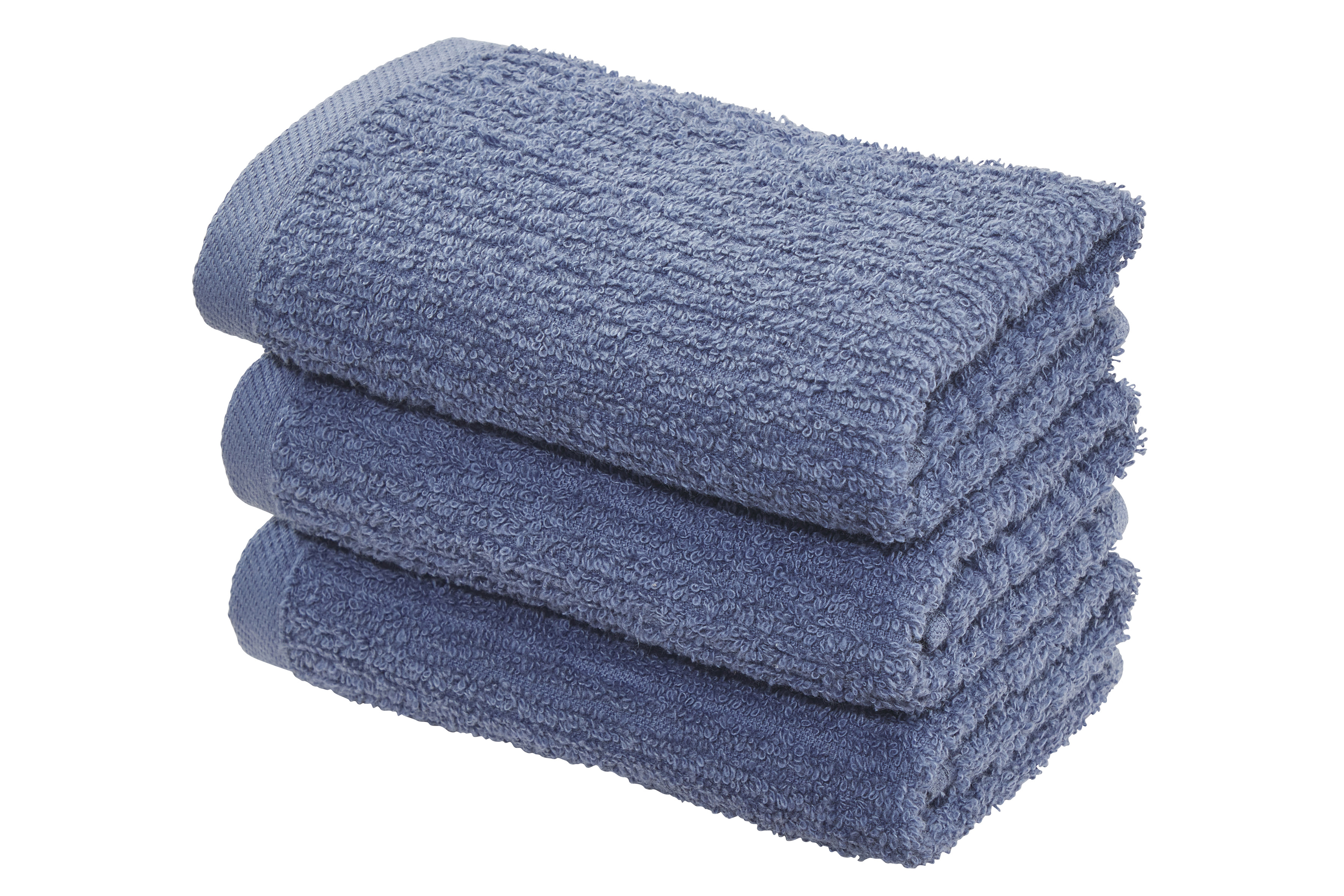 OTTO home Gaestehandtuecher "Riva, 30x50, Premium Handtücher, 500 gr/m²" Hoch-Tief-Struktur, Streifen, weich, 5 Jahre Garantie