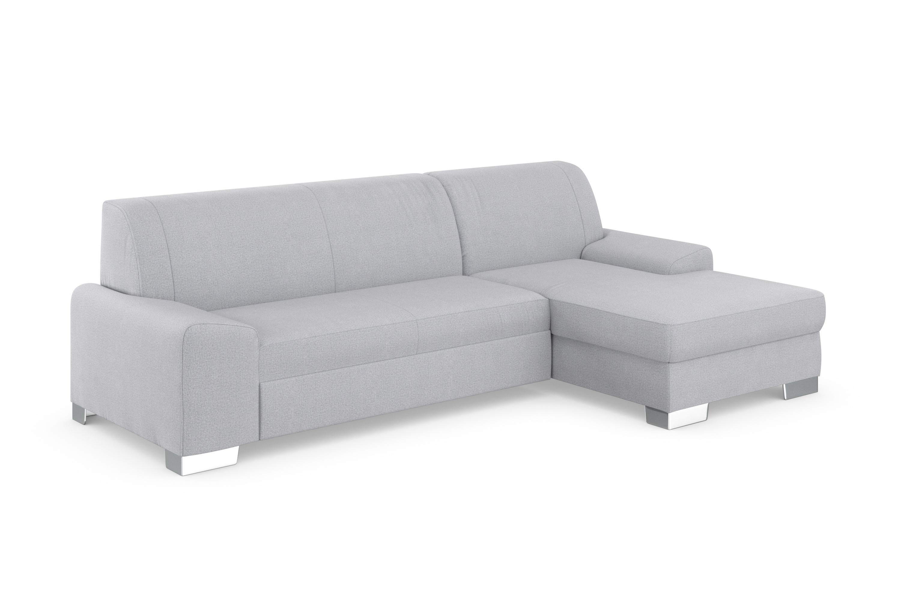 Thumbnail - DOMO collection Ecksofa "Anzio L-Form, whlw. Bettfunktion, Federkern, hochwertig, Breite 271 cm", Ohne Bettfunktion, Rec...