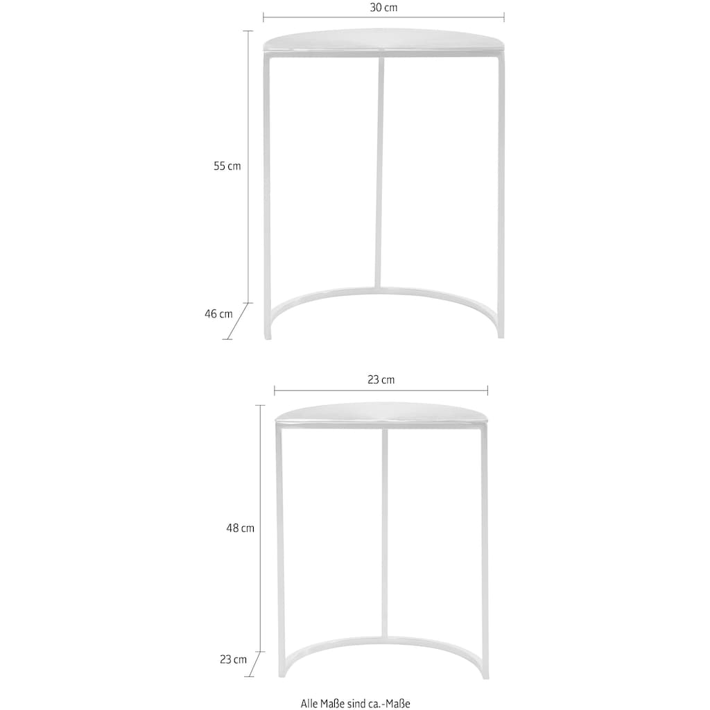 Guido Maria Kretschmer Home&Living Beistelltisch, (Set)