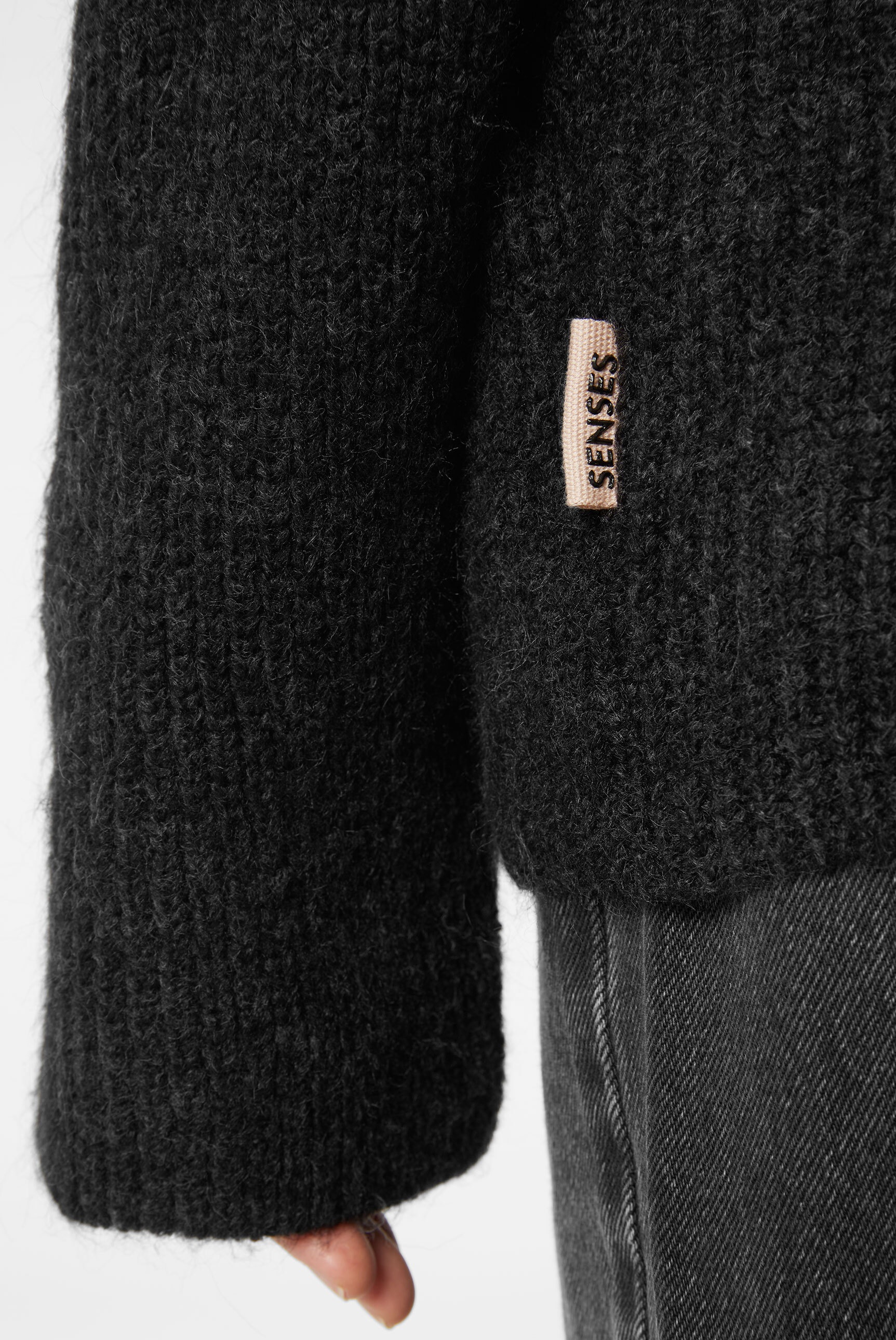 SENSES.THE LABEL V-Ausschnitt-Pullover mit V-Ausschnitt