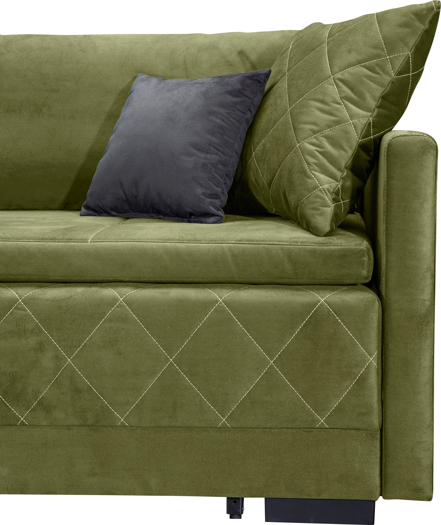 INOSIGN Schlafsofa »Potsdam«, mit Boxspringaufbau, Bettfunktion & Bettkasten, Dauerschlafsofa