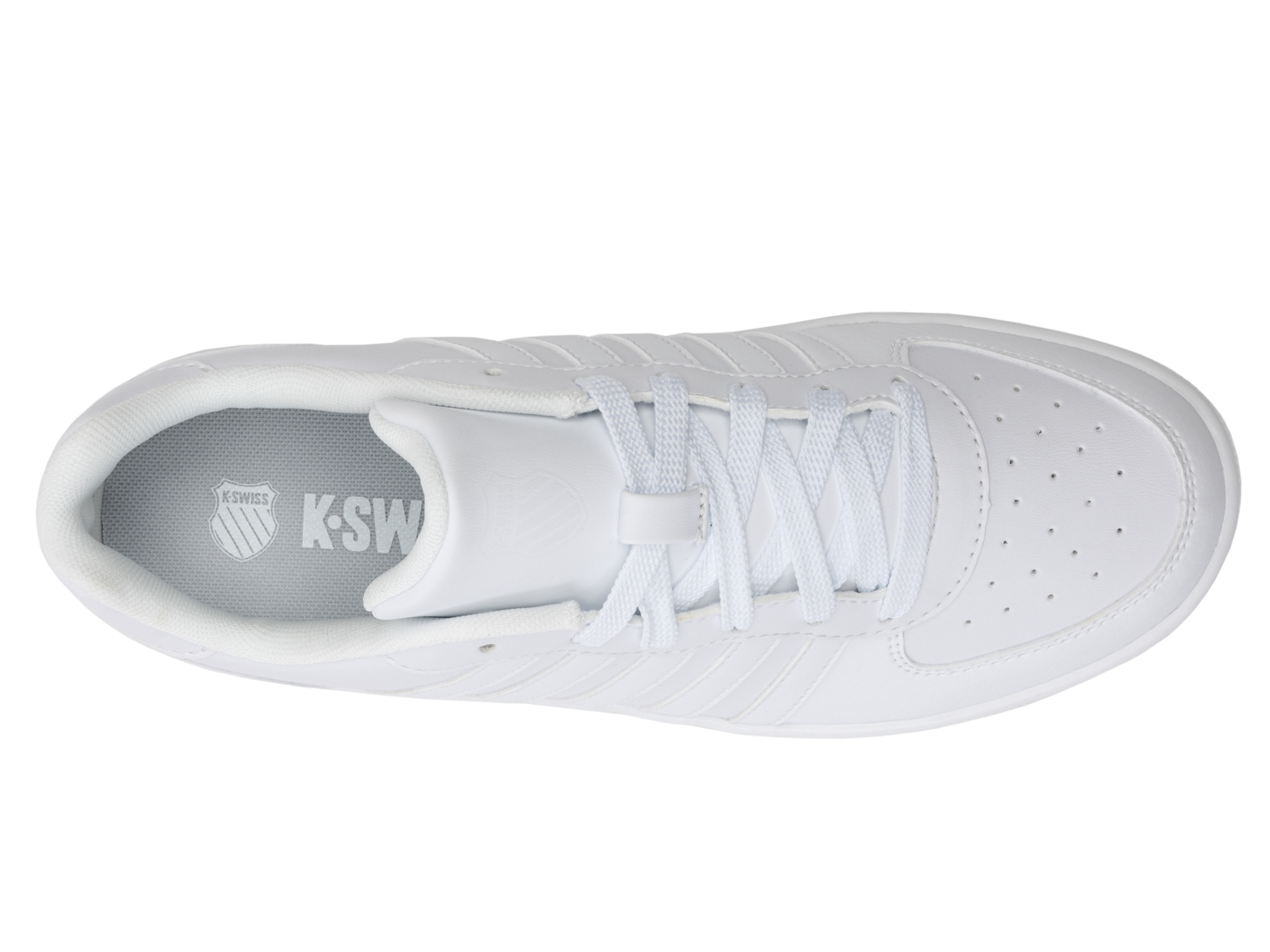 Sneaker K-SWISS "COURT KALI", Herren, Gr. 45, weiß, weiß, Synthetik, Schuhe Sneaker 3