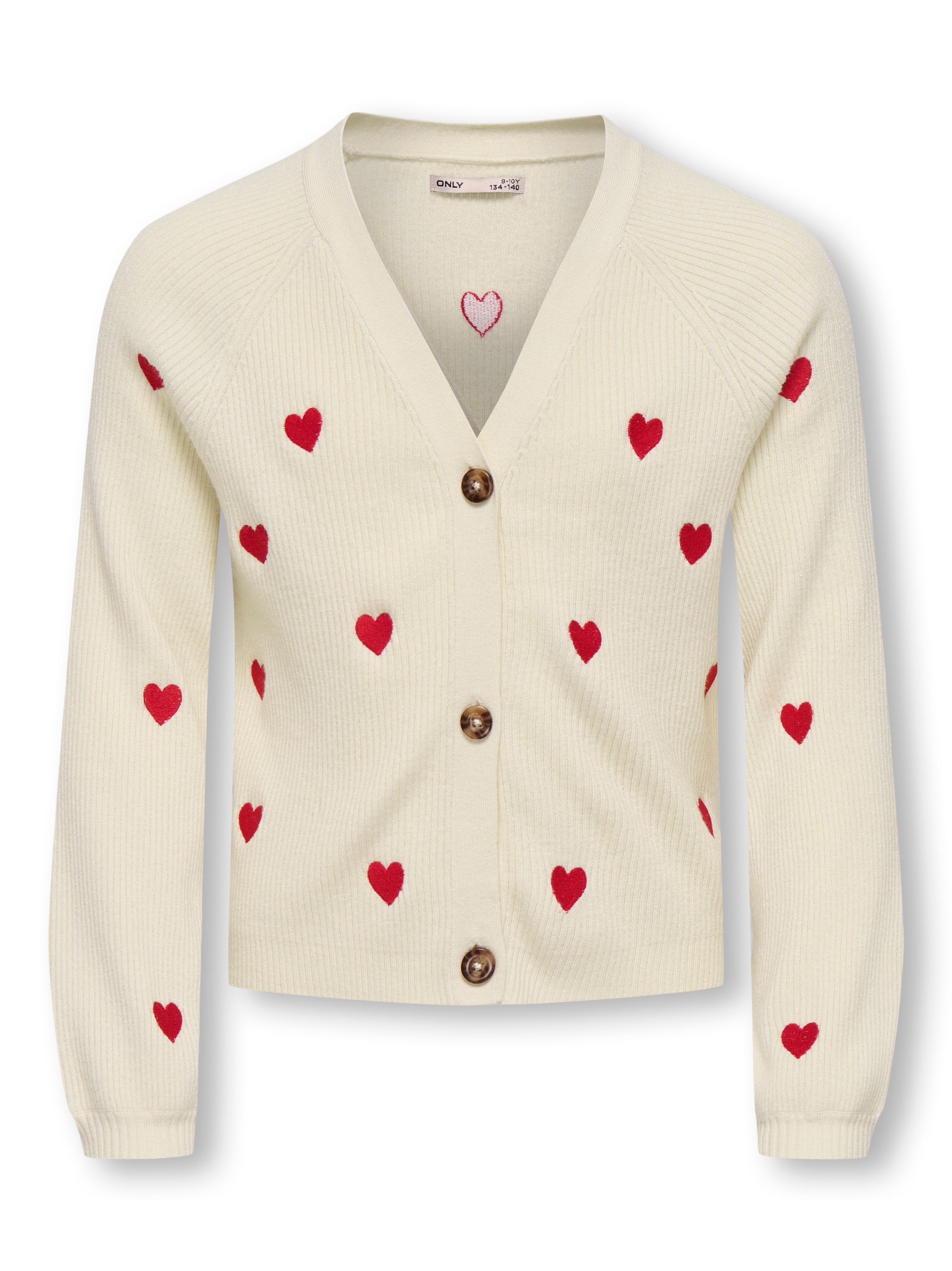 Kids Only Strickjacke "Kogdana Life Ls Heart Vneck Cardigan Knt" 1