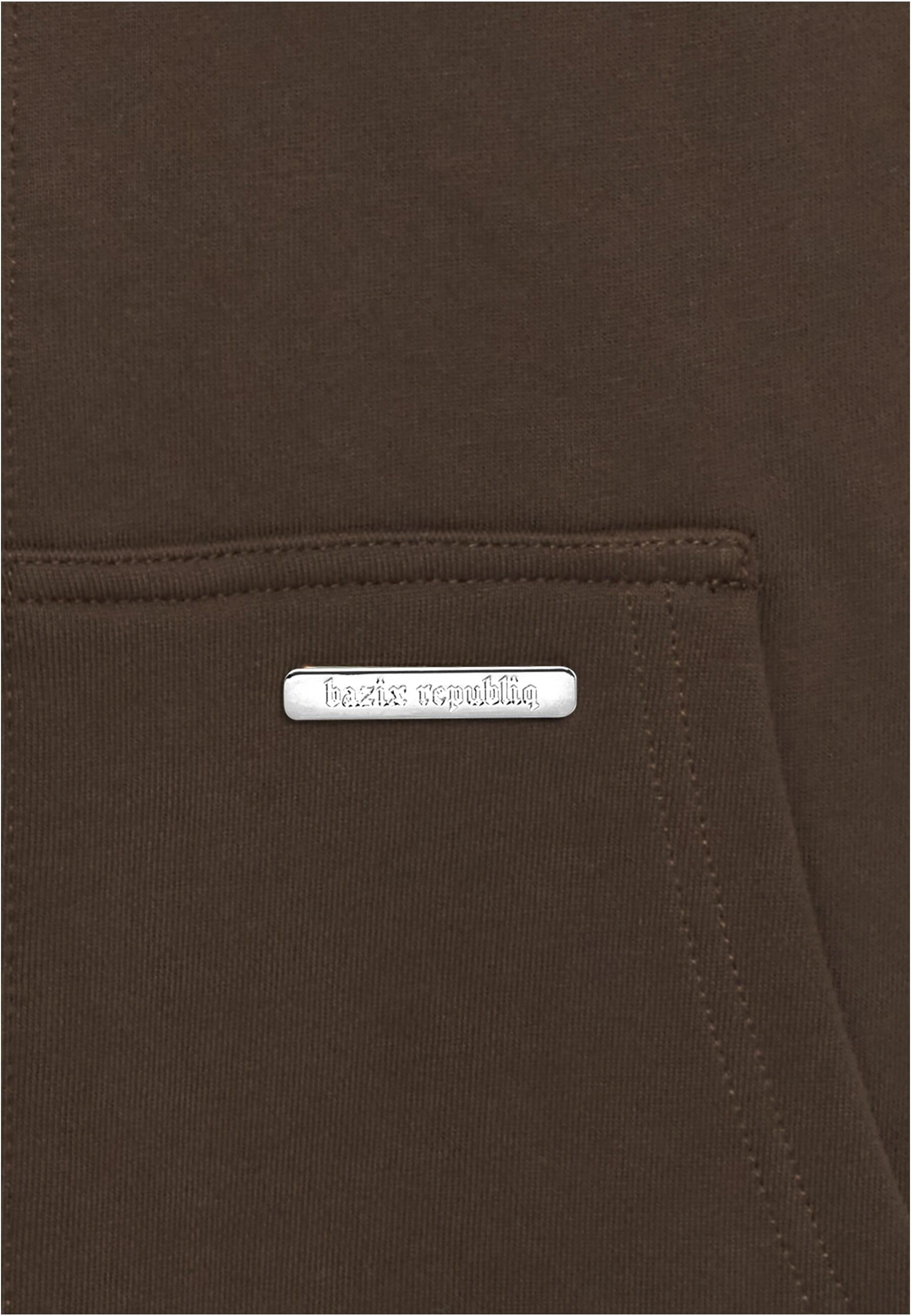 Dropsize Sweatjacke »Dropsize Herren Bazix Republiq Super Heavy Rib Zipper«
