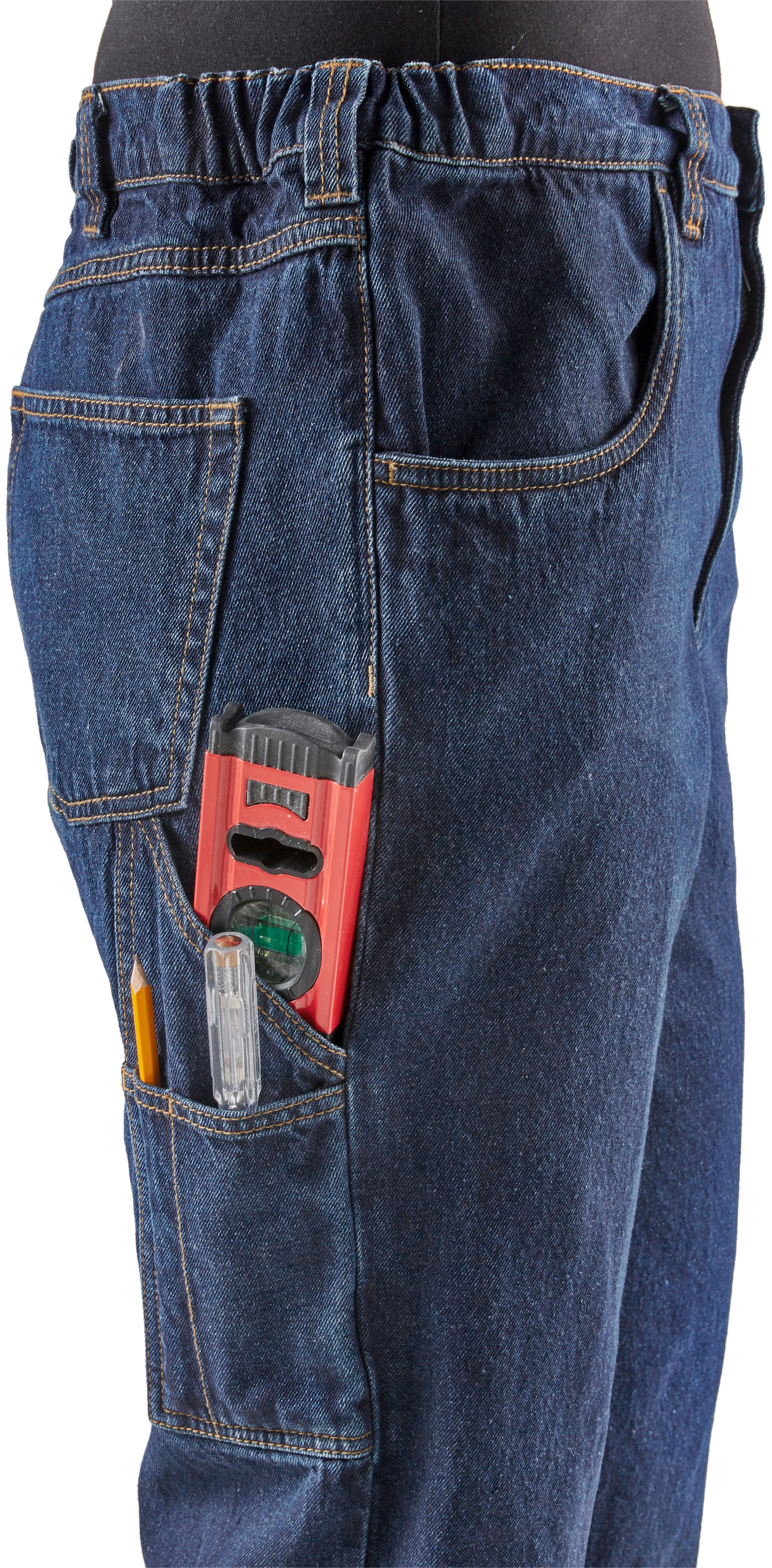 Northern Country Arbeitshose »Jeans Worker«, 100% (aus dehnbarem BAUR | Baumwolle, fit), bestellen mit Bund, robuster online Taschen mit Jeansstoff, comfort 8 praktischen
