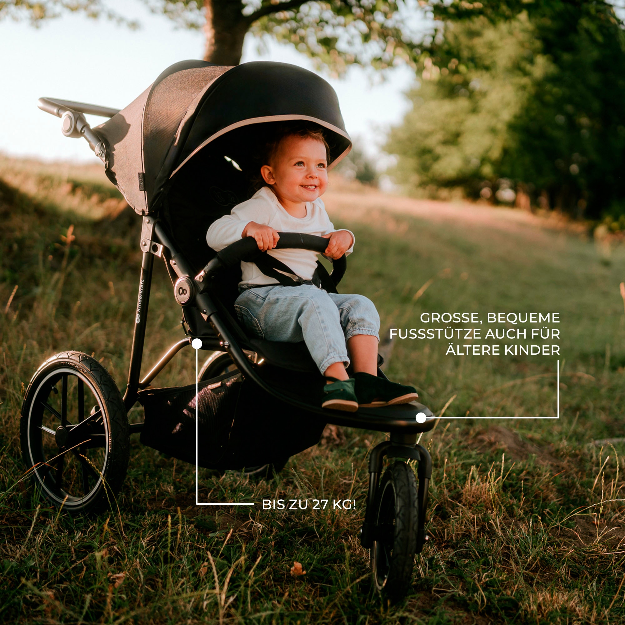 Kinderkraft Kombi-Kinderwagen »HELSI 2«, 27 kg