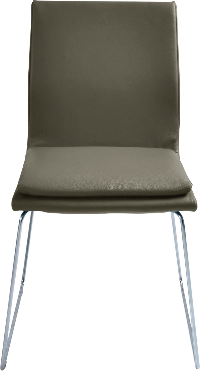K+W Komfort & Wohnen Esszimmerstuhl "Creso" () mit Sitzkissen und Rundrohrk günstig online kaufen