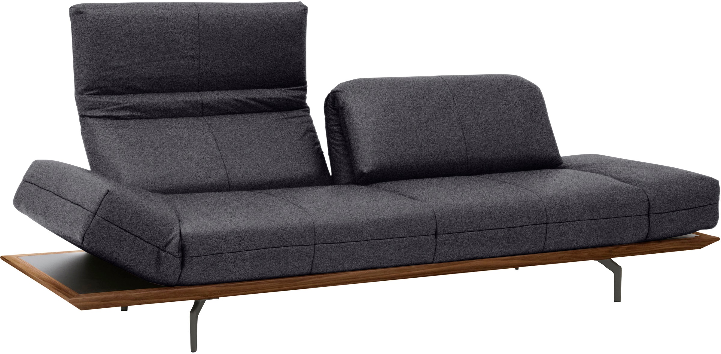 Creation BY ROLF BENZ 4-Sitzer »CR.420, Designsofa, Loungesofa«, in 2 Qualitäten, Holzrahmen in Eiche Natur oder Nußbaum, Breite 252 cm