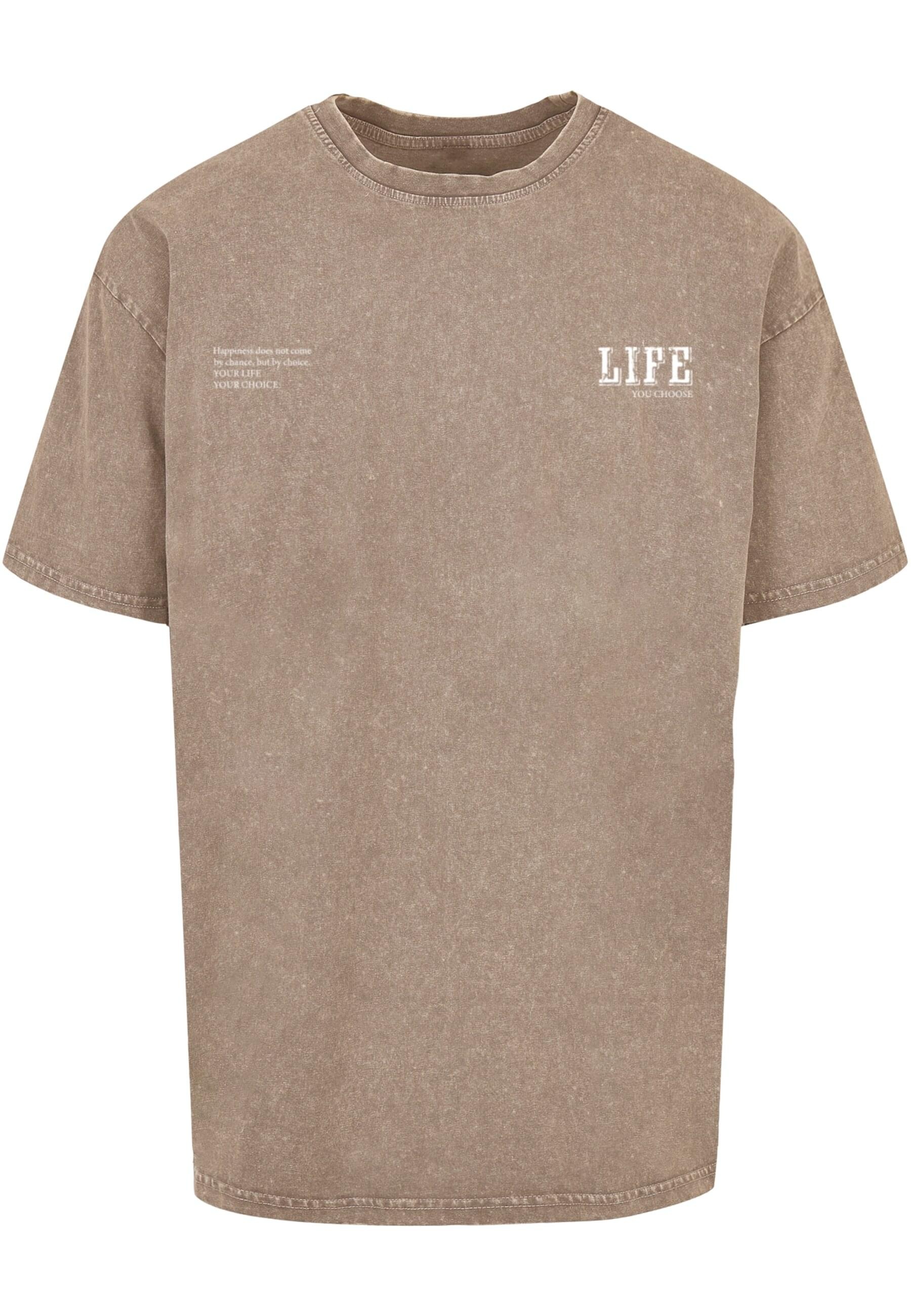 Merchcode T-Shirt "Merchcode Herren Life Acid Washed Oversized Tee" günstig online kaufen