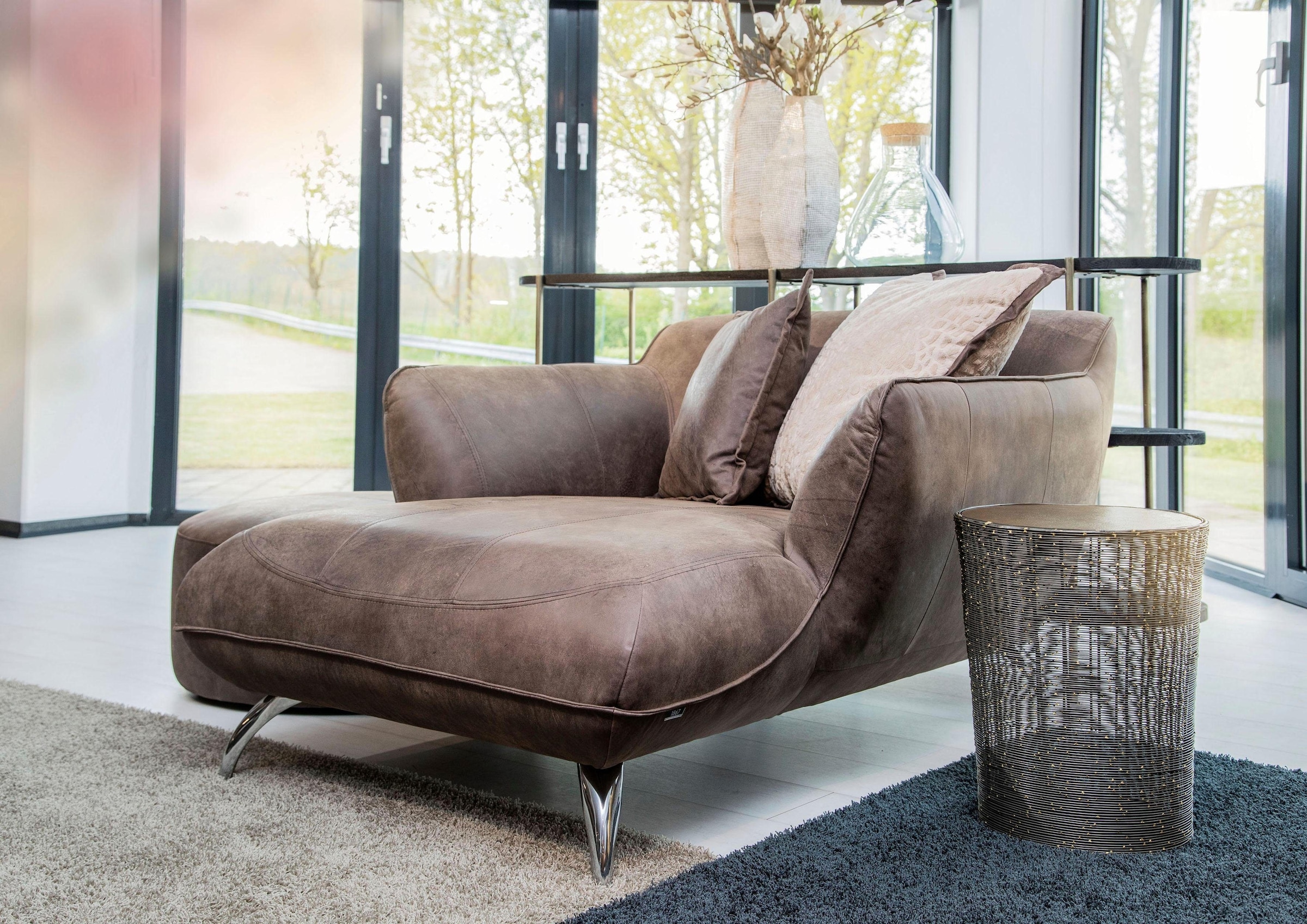 Gutmann Factory Beistelltisch »65759«, mit dekorativen goldfarbenen Details