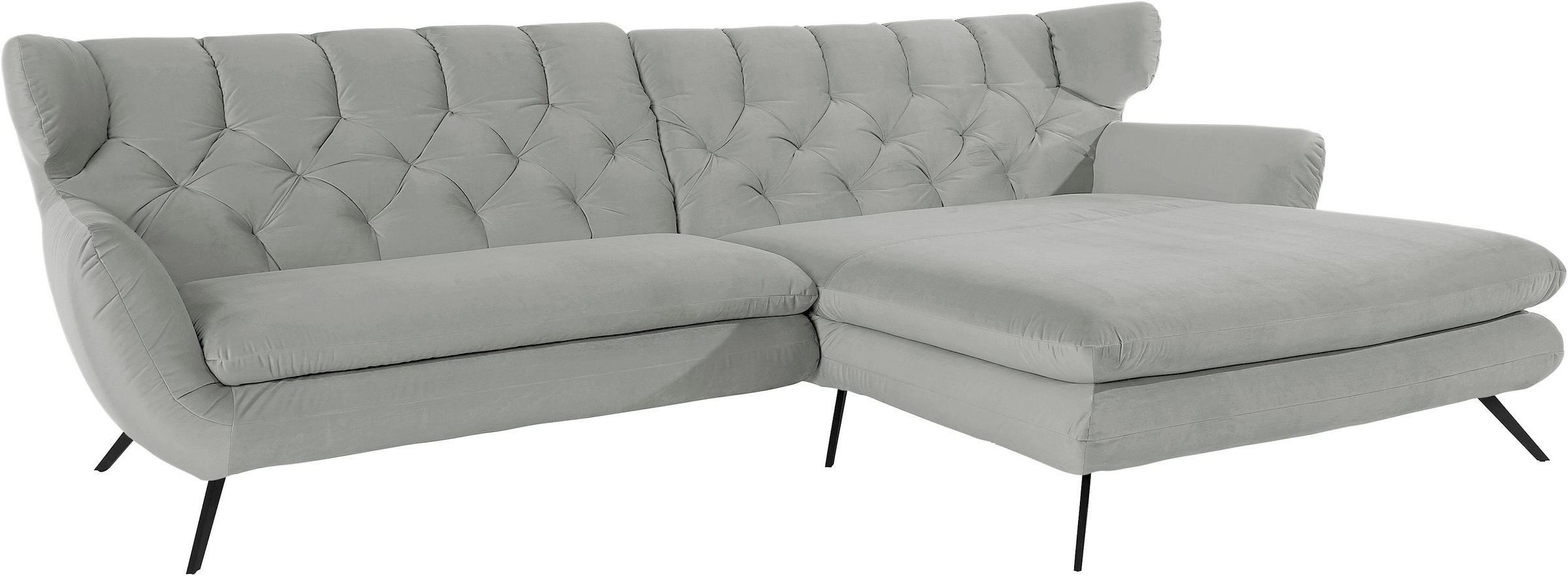 3C Candy Ecksofa "Beatrice Designsofa in moderner Retrooptik, bequem und ex günstig online kaufen