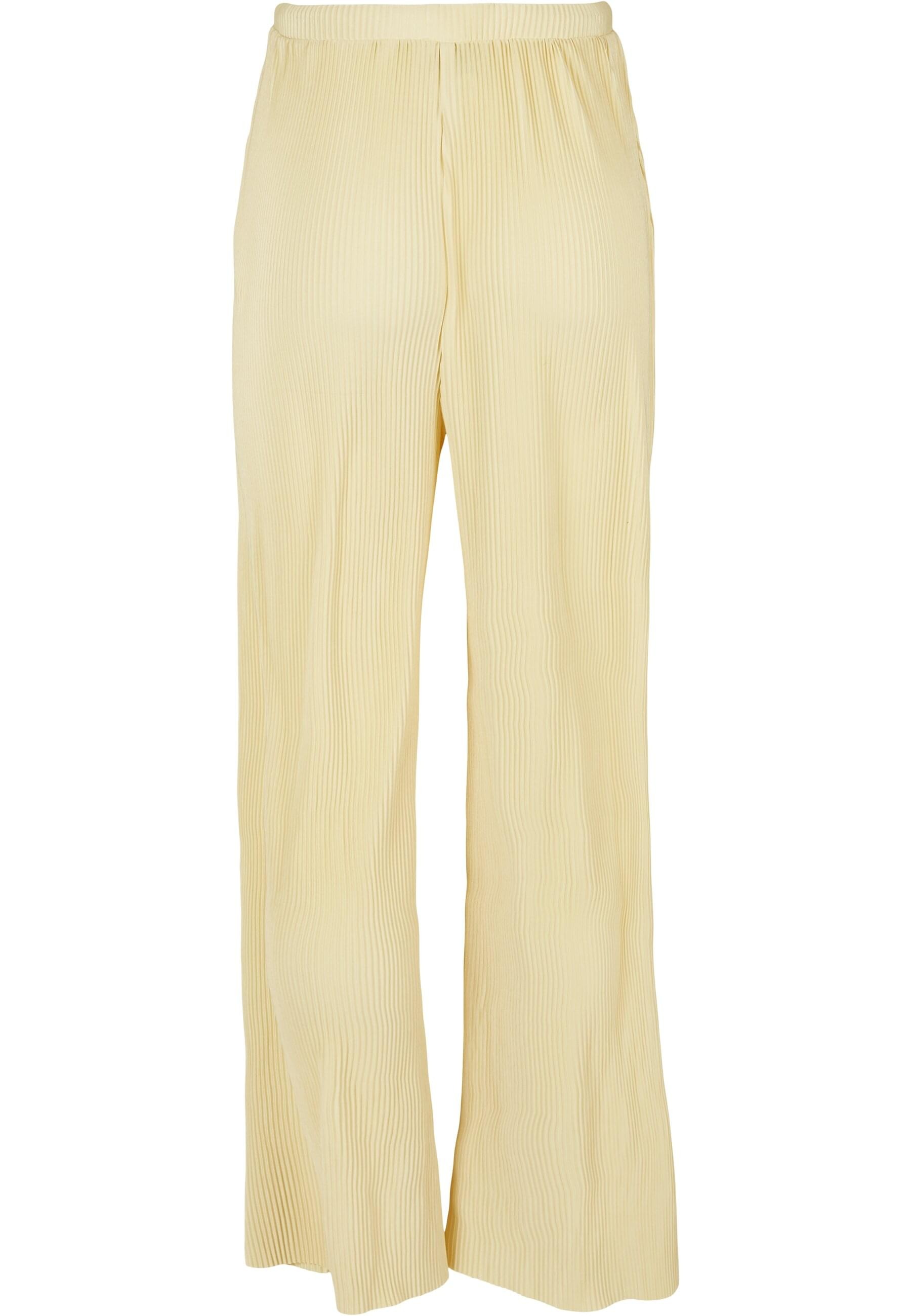 URBAN CLASSICS Stoffhose "Urban Classics Damen Ladies Plisse Pants" günstig online kaufen