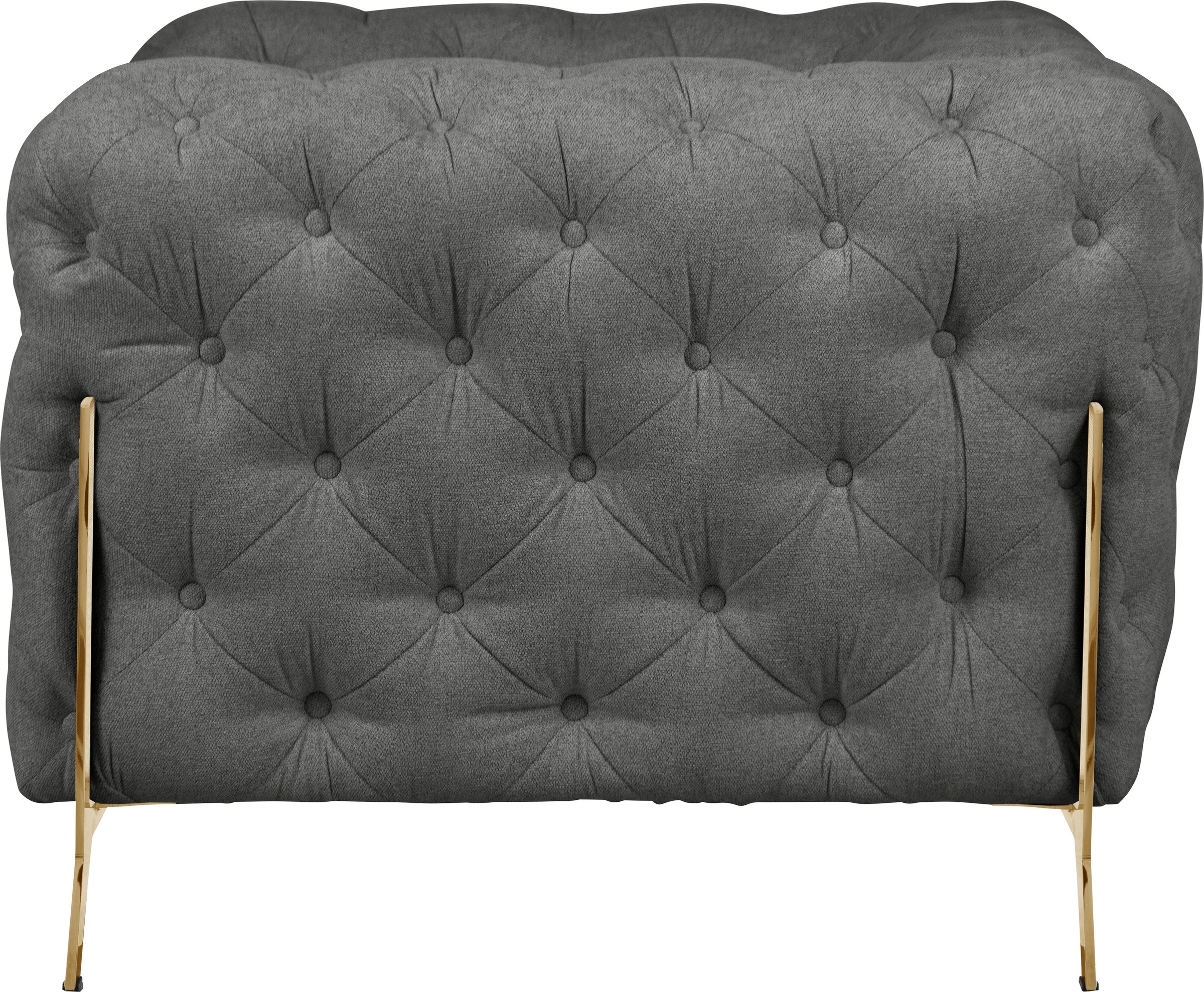 Leonique Chesterfield-Sessel »Amaury Sessel«, aufwändige Knopfheftung, moderne Chesterfield Optik, Fußfarbe wählbar