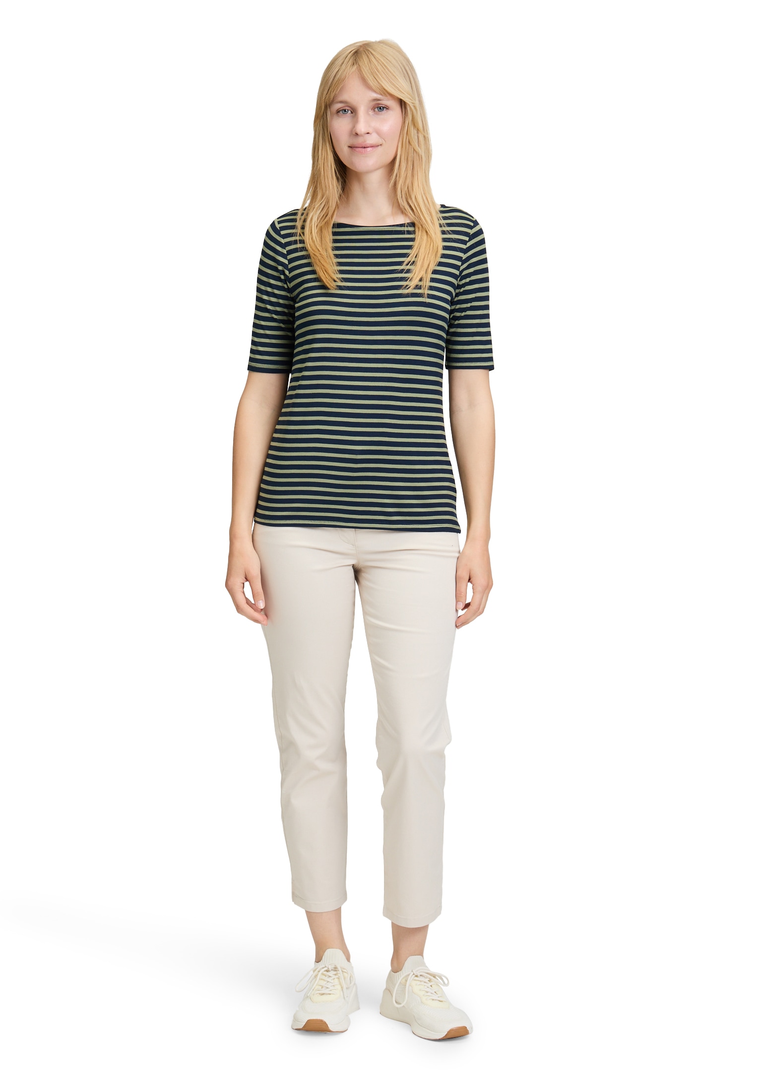 Betty Barclay Kurzarmshirt »Betty Barclay Ringelshirt mit U-Boot-Ausschnitt«, (1 tlg.)