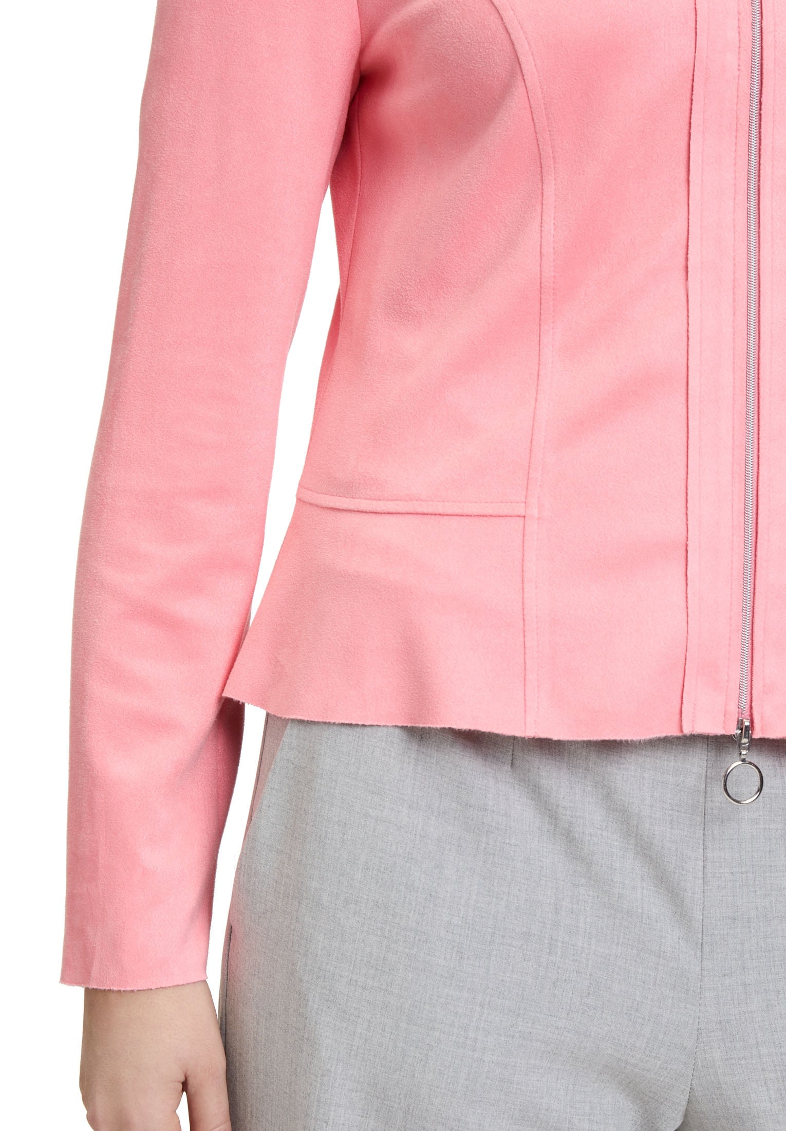 Betty Barclay Jackenblazer »Betty Barclay Blazer-Jacke mit Reißverschluss«, Material