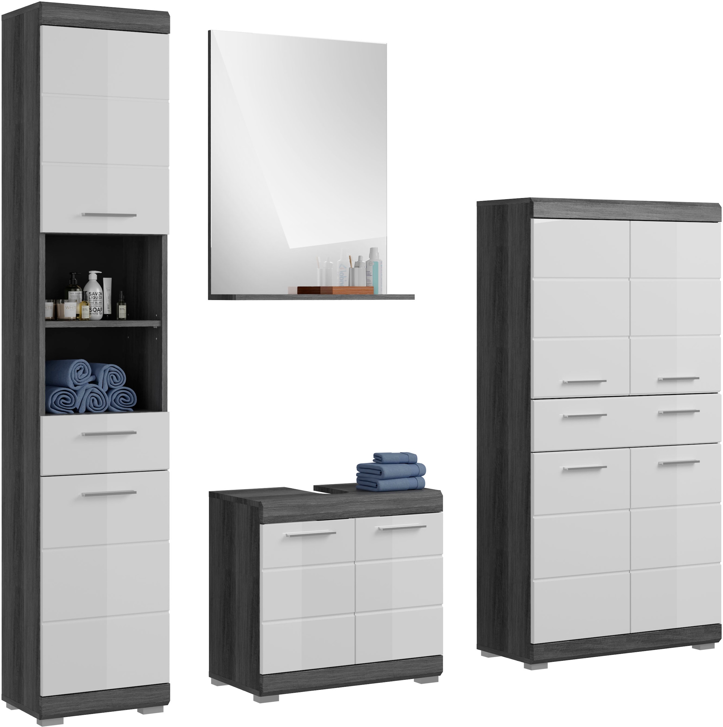 INOSIGN Badmöbel-Set "Siena, 4 teilig, bestehend aus:" Set, TOPSELLER, 4 St günstig online kaufen