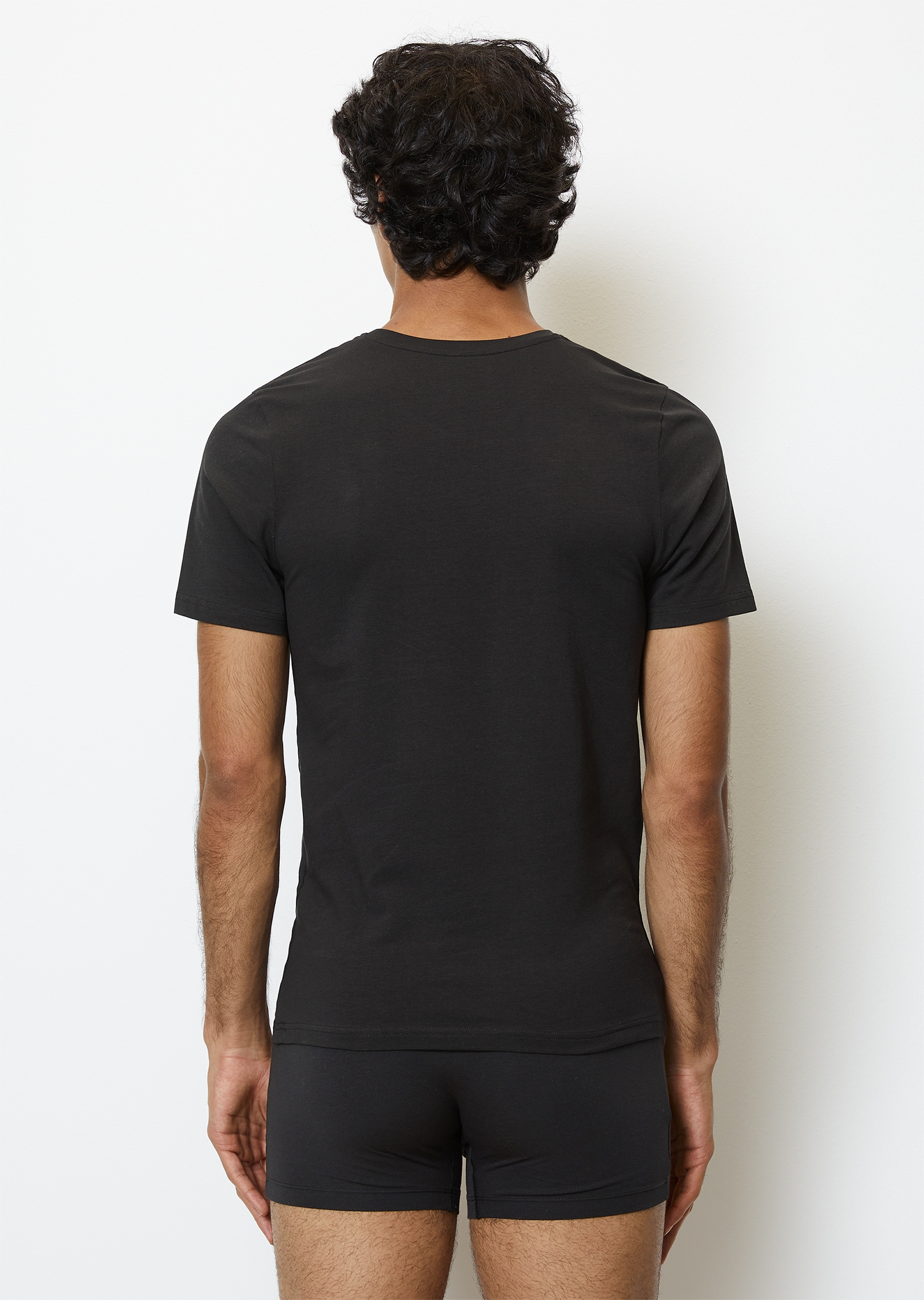 Marc O'Polo Unterziehshirt »Essentials« 2er Pack,  mit Rundhalsausschnitt und kurzem Arm