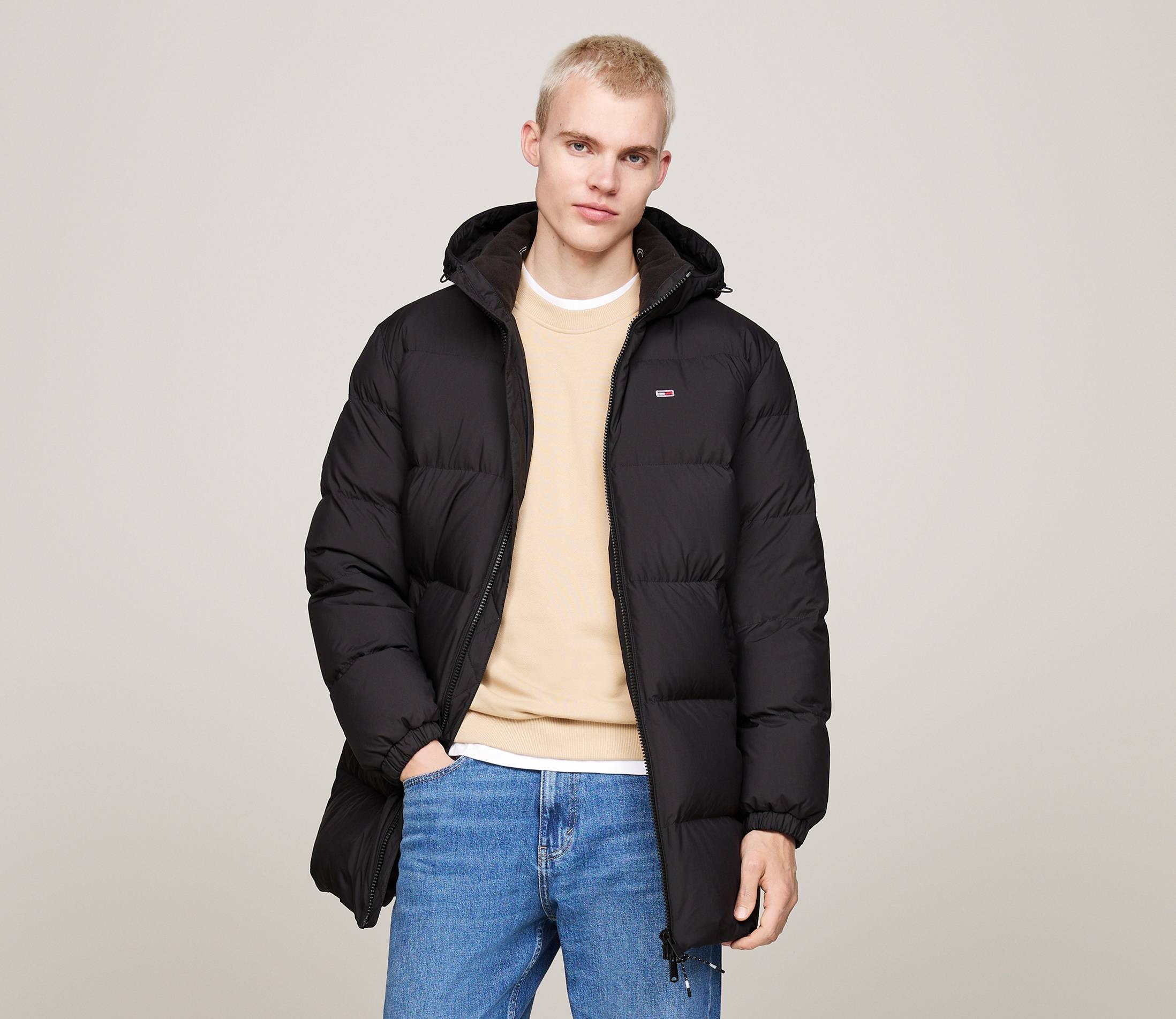 Tommy Jeans Steppjacke "TJM ESSENTIAL DOWN PARKA" mit Kapuze Daunenjacke, Ü günstig online kaufen