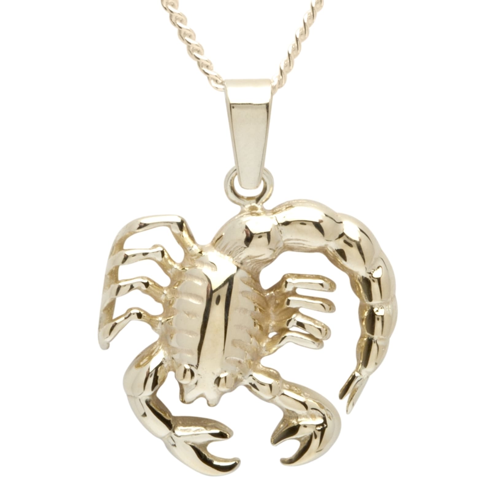 Kette und Anhänger Set OSTSEE-SCHMUCK "- Tierkreiszeichen Skorpion - Gold 333/000 -" Gr. 45, gold (gold 333, goldfarben, gelb), Schmuck_Sets, Damen, 45, Gelbgold 333
