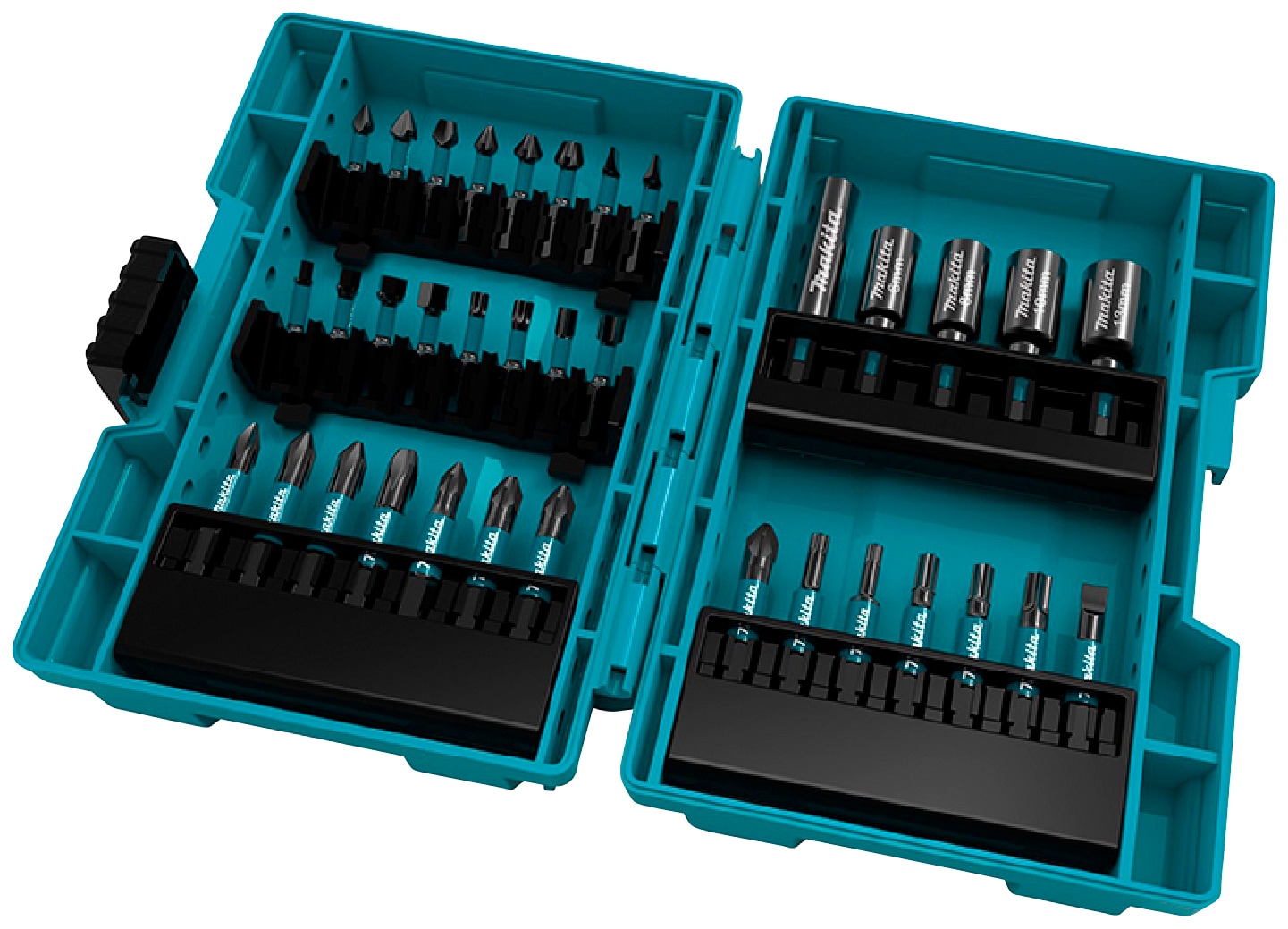 Makita Bit-Set "B-66880" 35 Stk. tlg. 35-tlg., inkl. Aufbewahrungskoffer