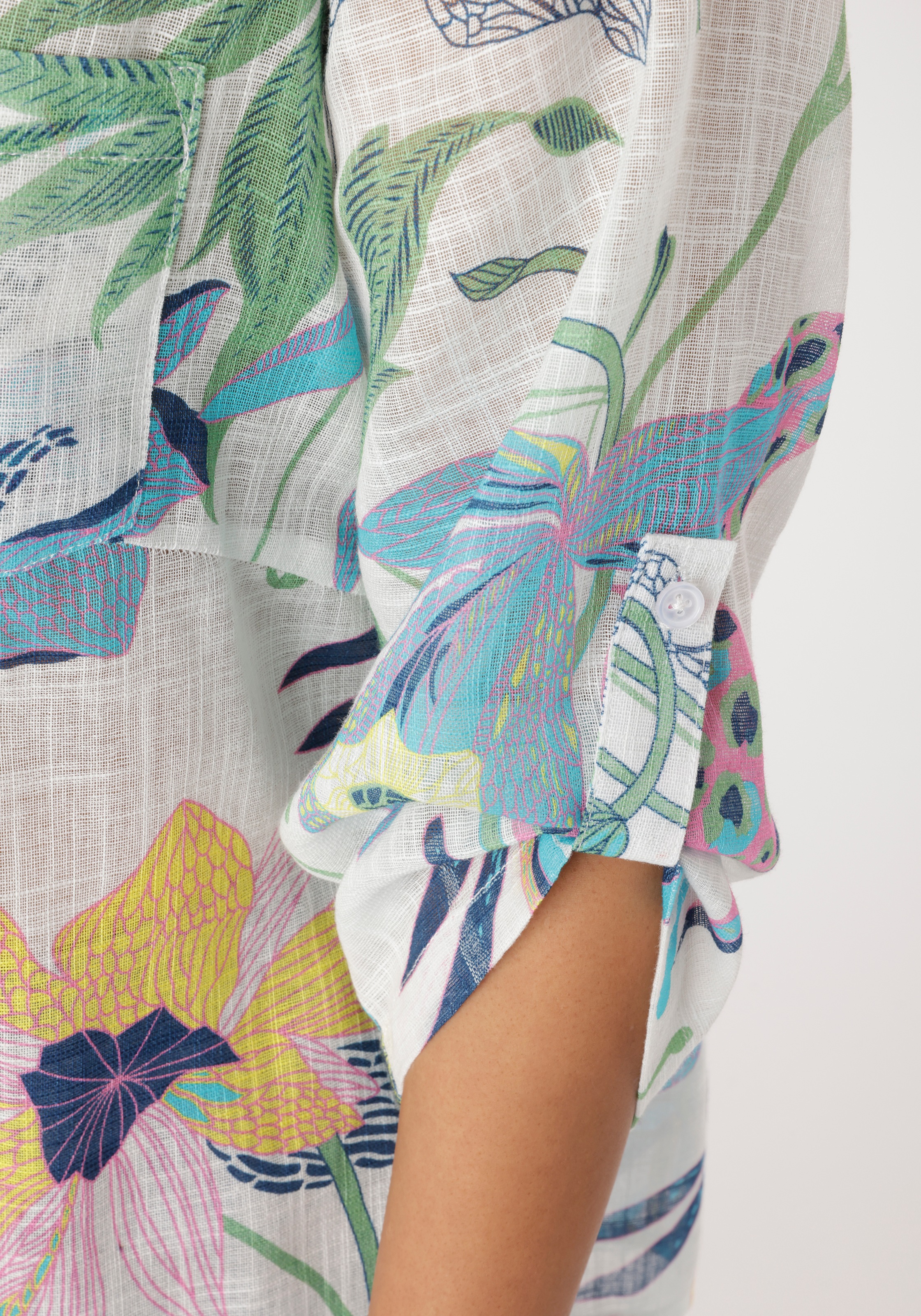 Thumbnail - Aniston PLUS Schlupfbluse im Leinen-Look - NEUE KOLLEKTION