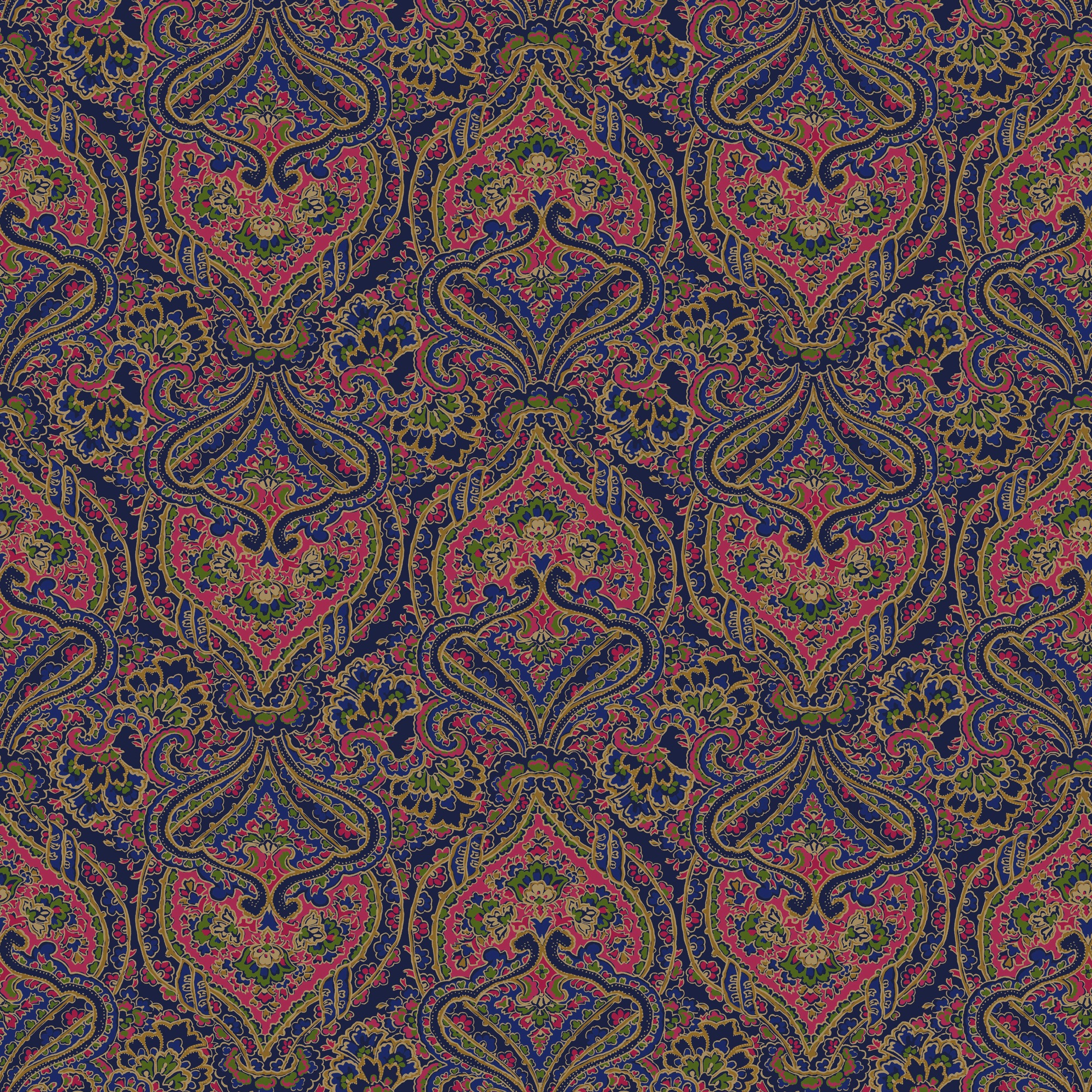 Joules Vliestapete »Opulent Paisley«, Retro, Design Tapeten