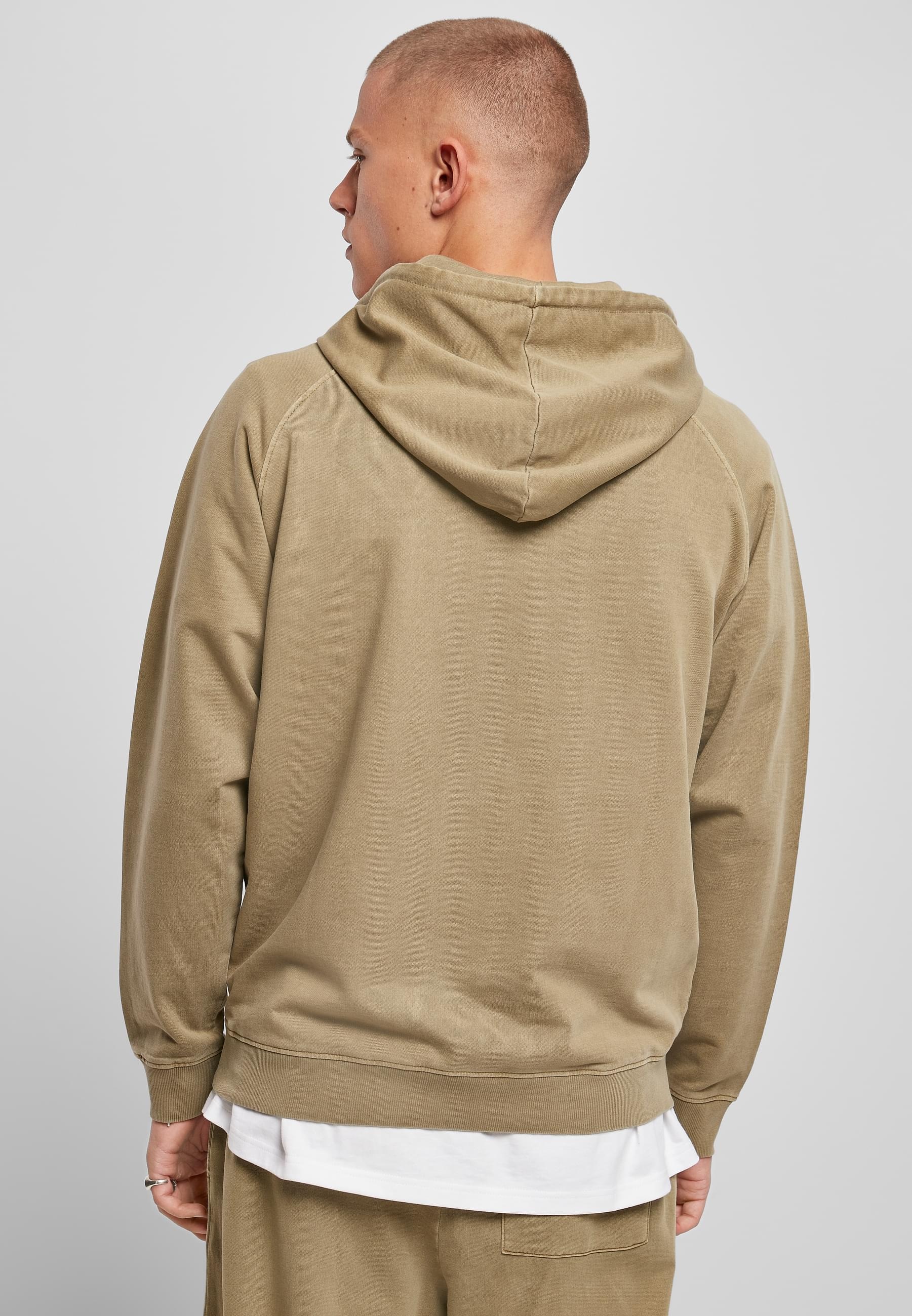 URBAN CLASSICS Sweatshirt »Urban Classics Herren Overdyed Hoody«, (1 tlg.)