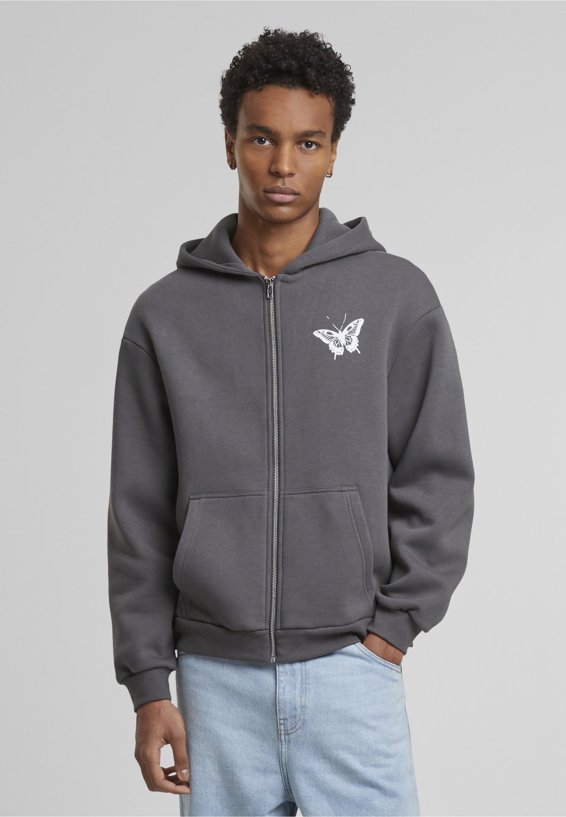 Thumbnail - Upscale by Mister Tee Kapuzenpullover "Upscale by Mister Tee Let‘s Get Lost Fluffy Zip Hoody" 1 tlg.