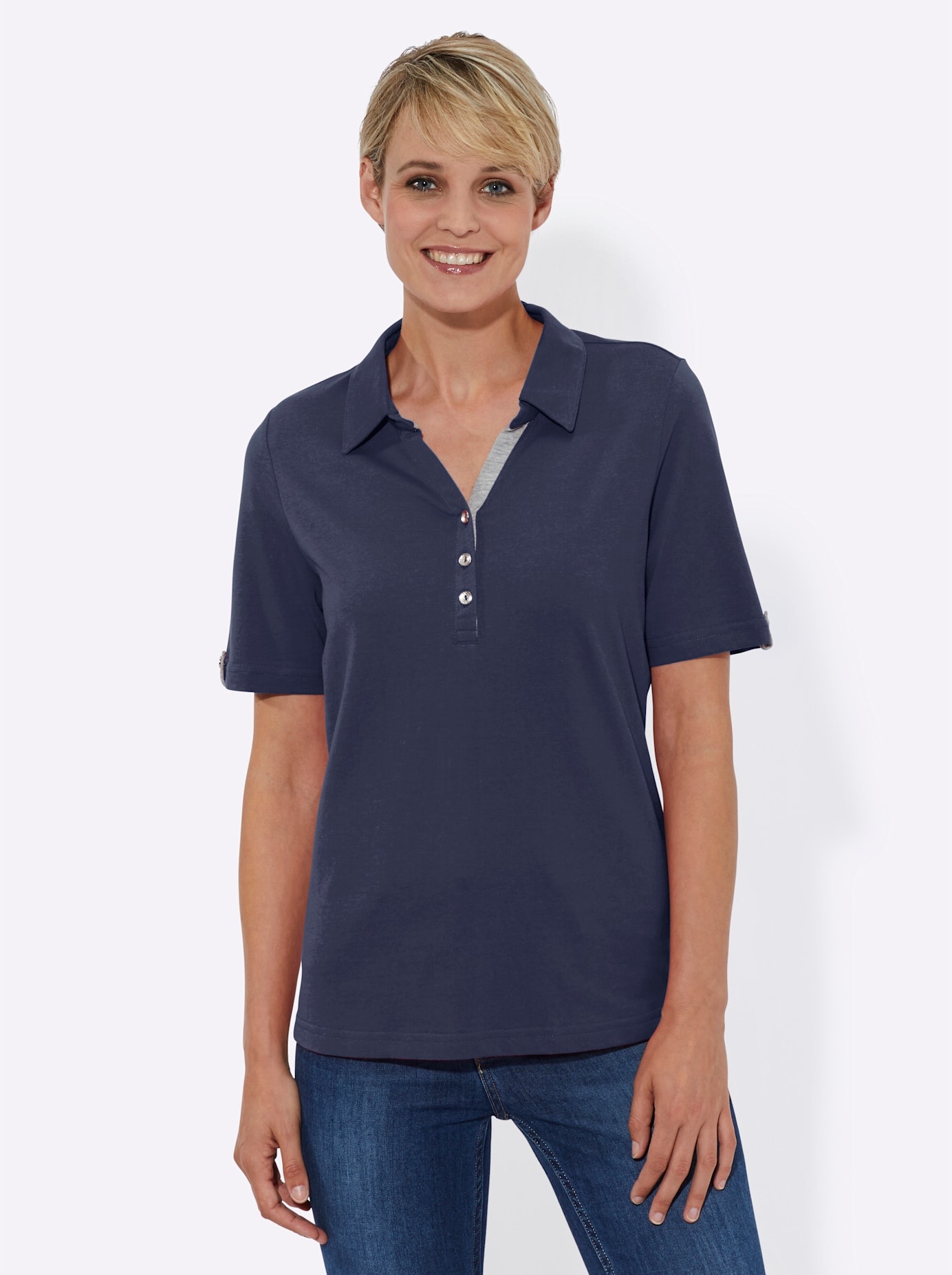 Casual Looks Poloshirt "Poloshirt", 1 Stk. günstig online kaufen