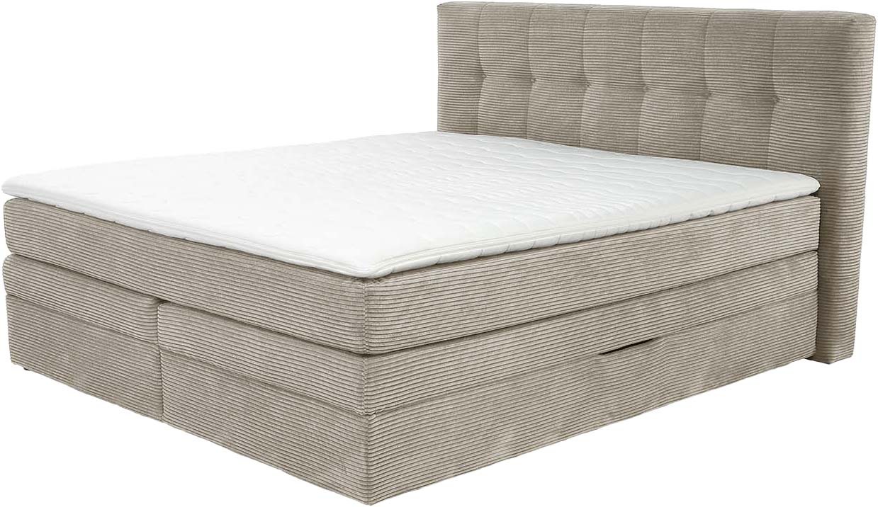 Jockenhöfer Gruppe Boxspringbett "Amy" mit Bettkasten und Kaltschaum-Topper günstig online kaufen