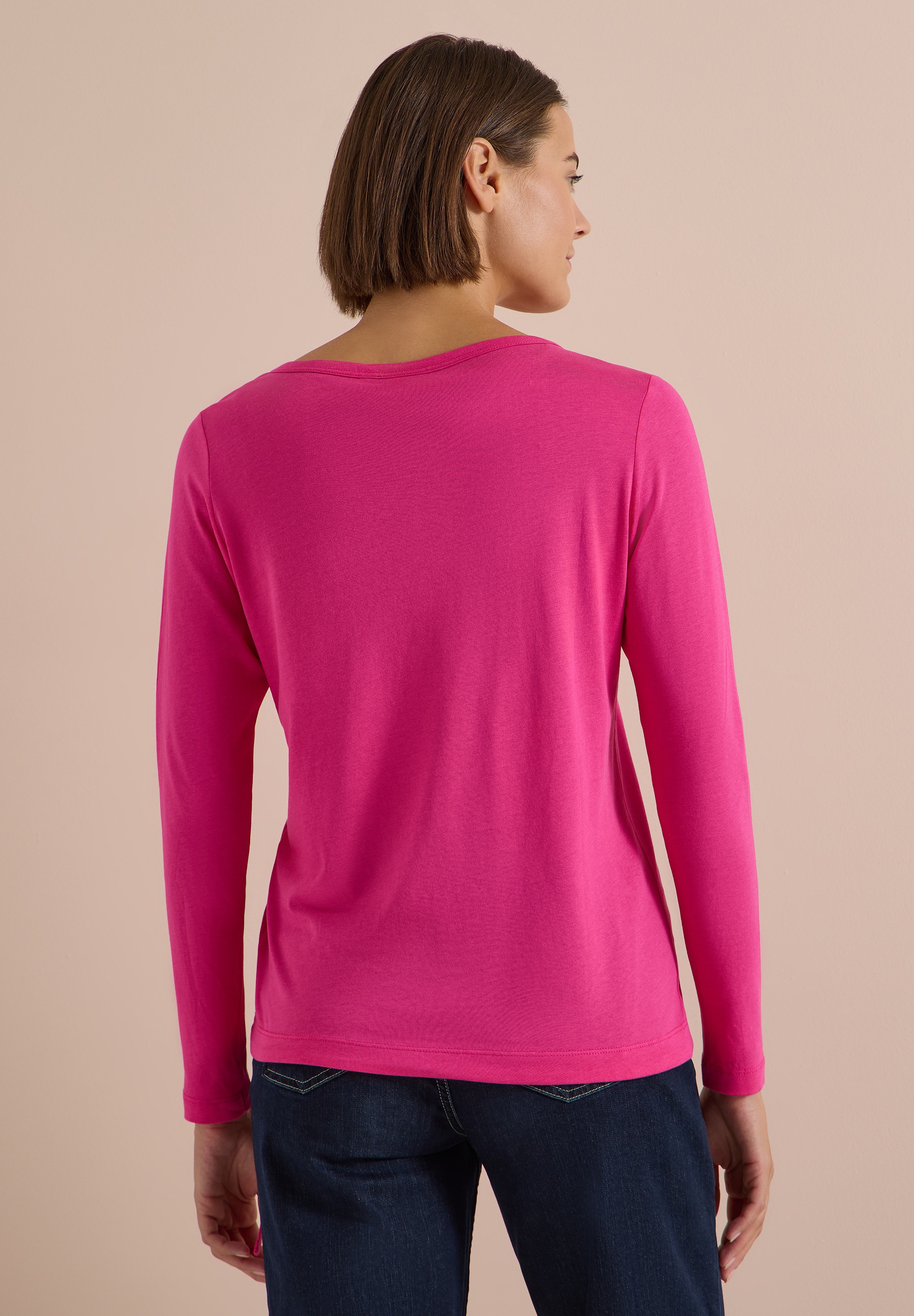 Cecil Langarmshirt mit Tunnelzug am Saum