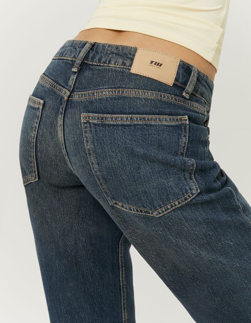 Tally Weijl Straight-Jeans "SPADEPOLKIS" elastisch, tief geschnitten mit ge günstig online kaufen