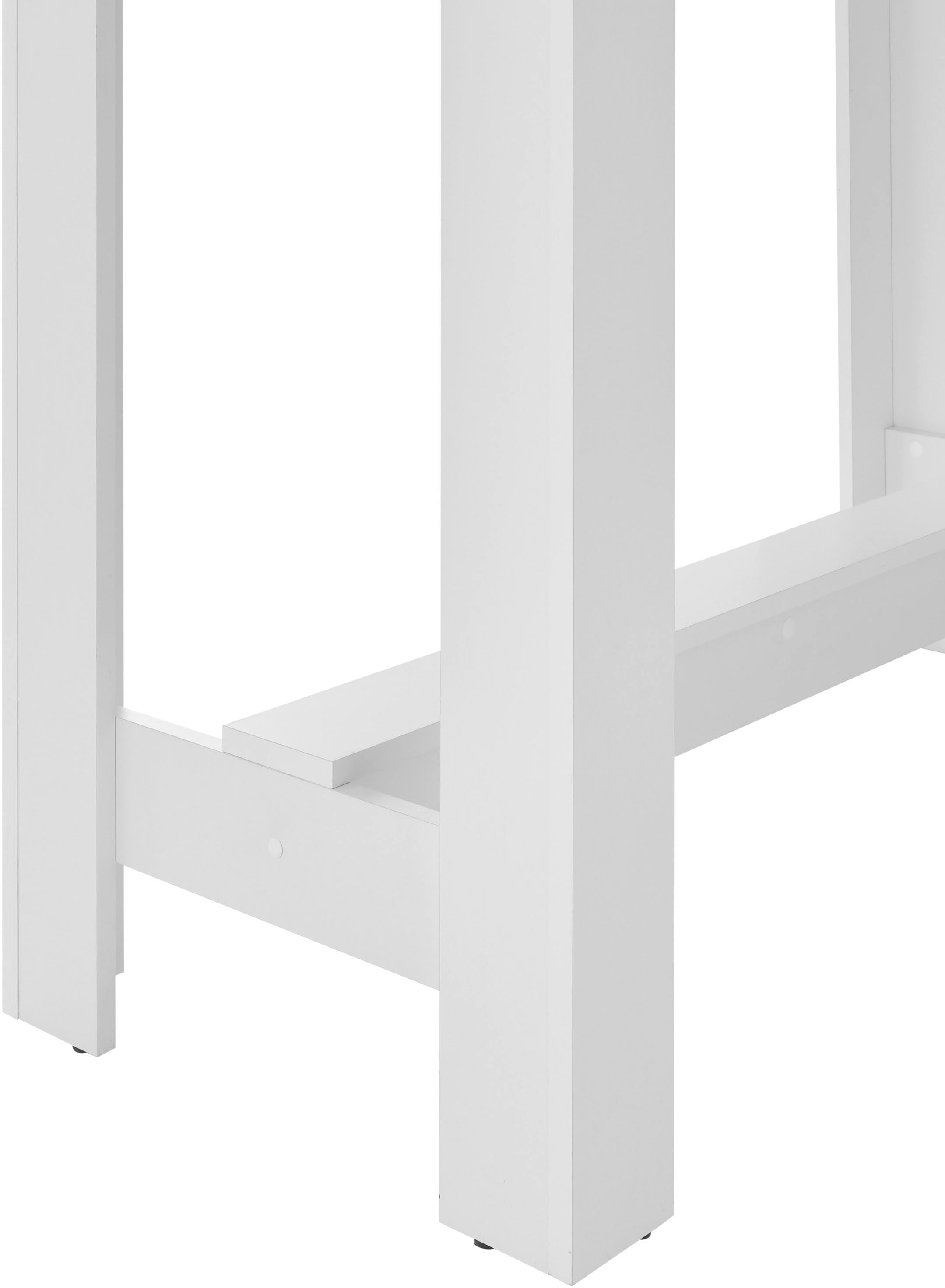 Stolkom Bartisch »Modesto Küchentisch, Bistrotisch, Stehtisch Küche, BxHxT 115x103x50 cm«, Grozügige Fläche, Stabiler Halt, Tischplatte melaminbeschichtet