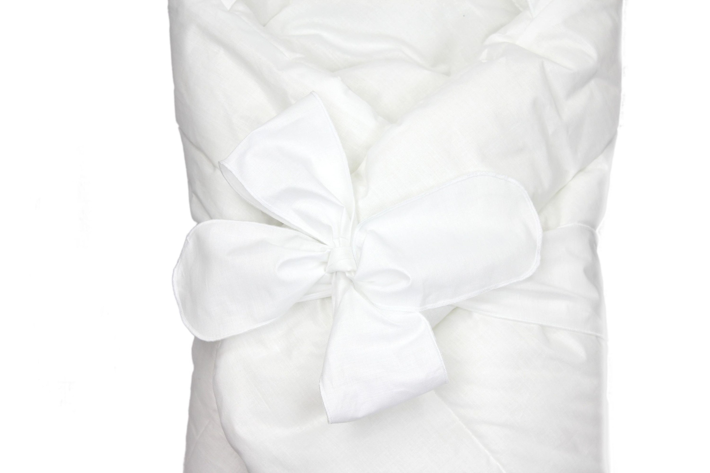 TupTam Wohndecke »Einschlagdecke Unisex Baby Einschlagdecke mit Schleife«