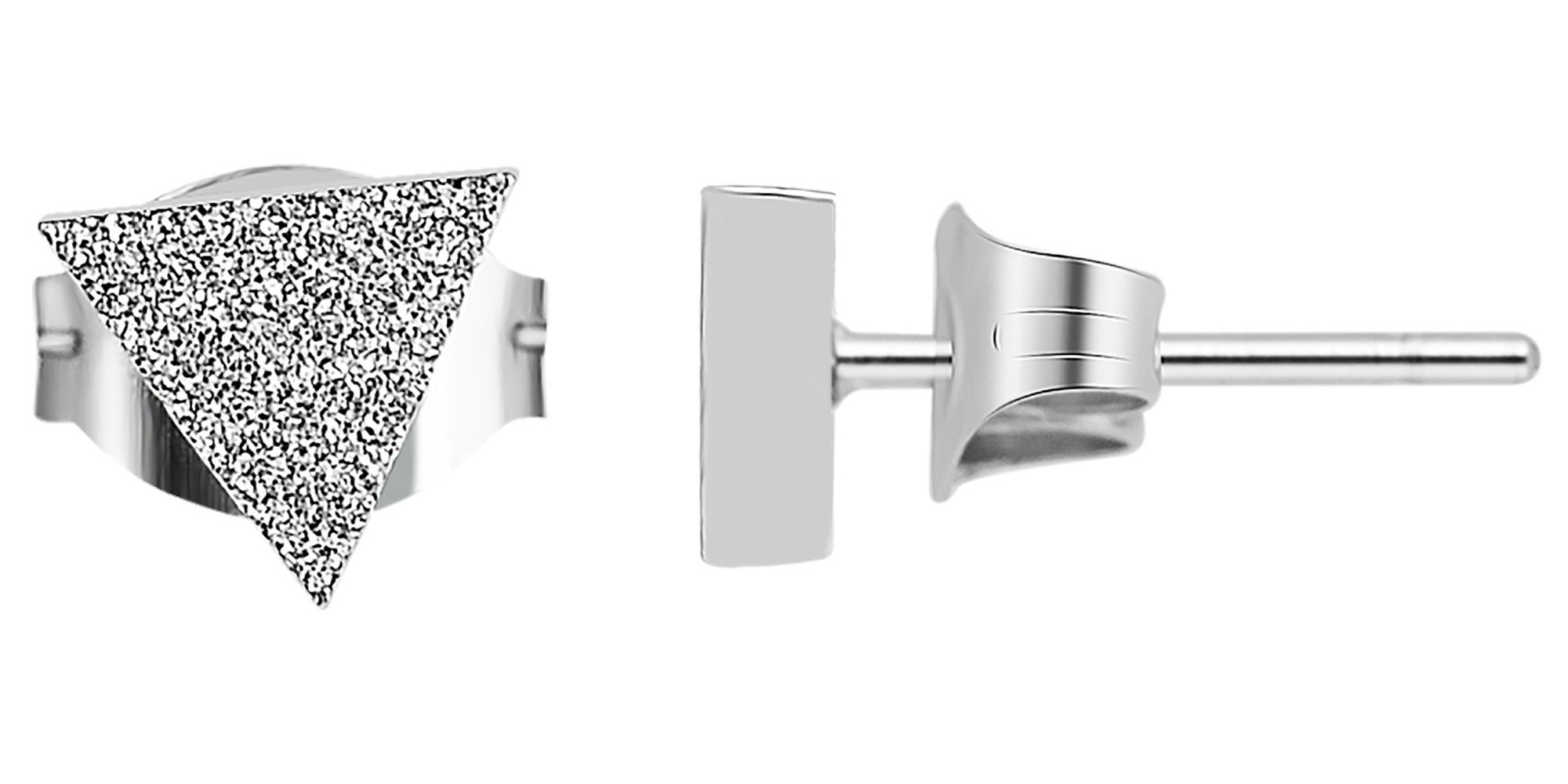 Paar Ohrhänger ADELIA´S "Damen Ohrringe – Ohrstecker aus Edelstahl", Damen, Gr. Damen, Edelstahl, silber, Ohrringe, Perfekt als Geschenk für besondere Menschen 2
