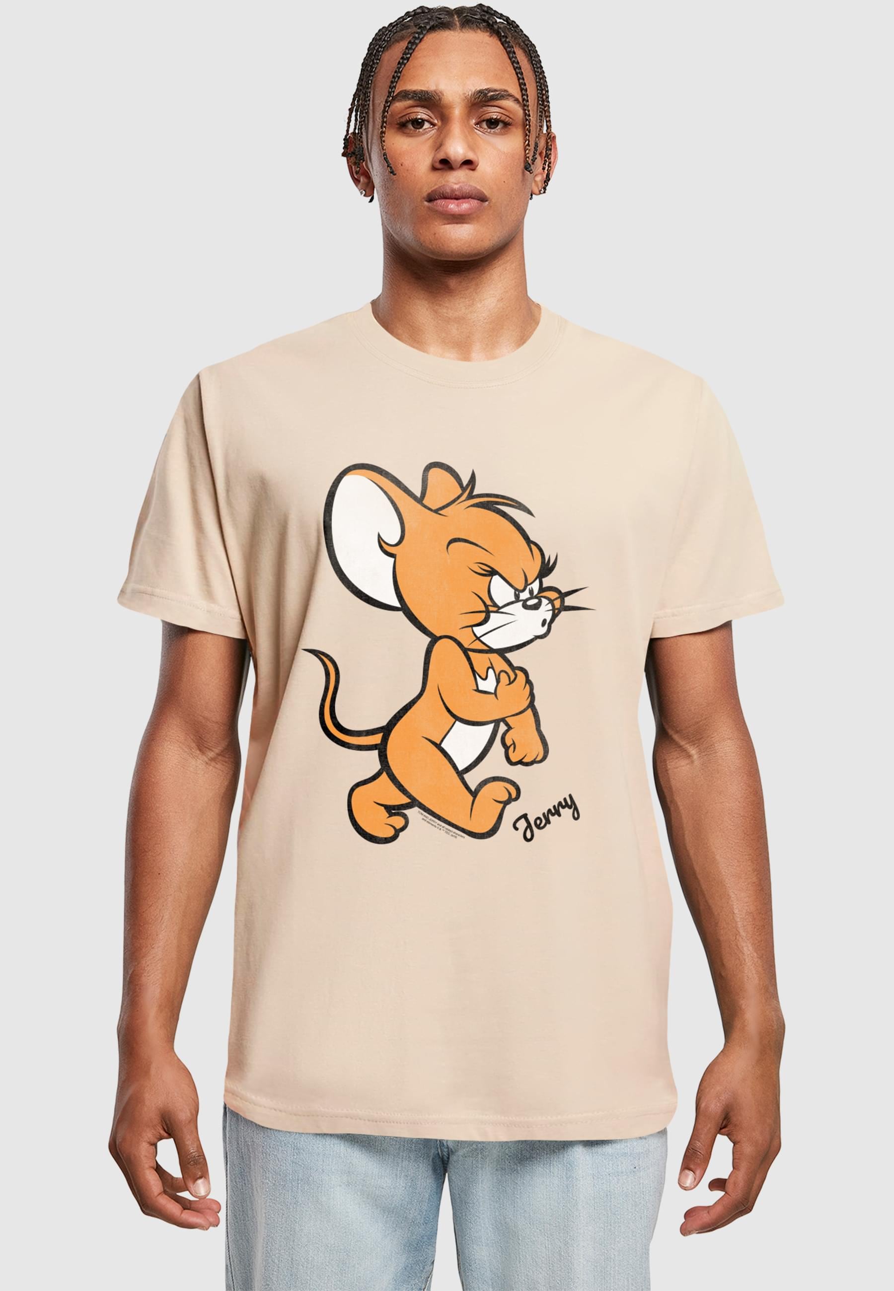Merchcode T-Shirt »Merchcode Herren Tom & Jerry - Angry Mouse T-Shirt«, (1 tlg.)