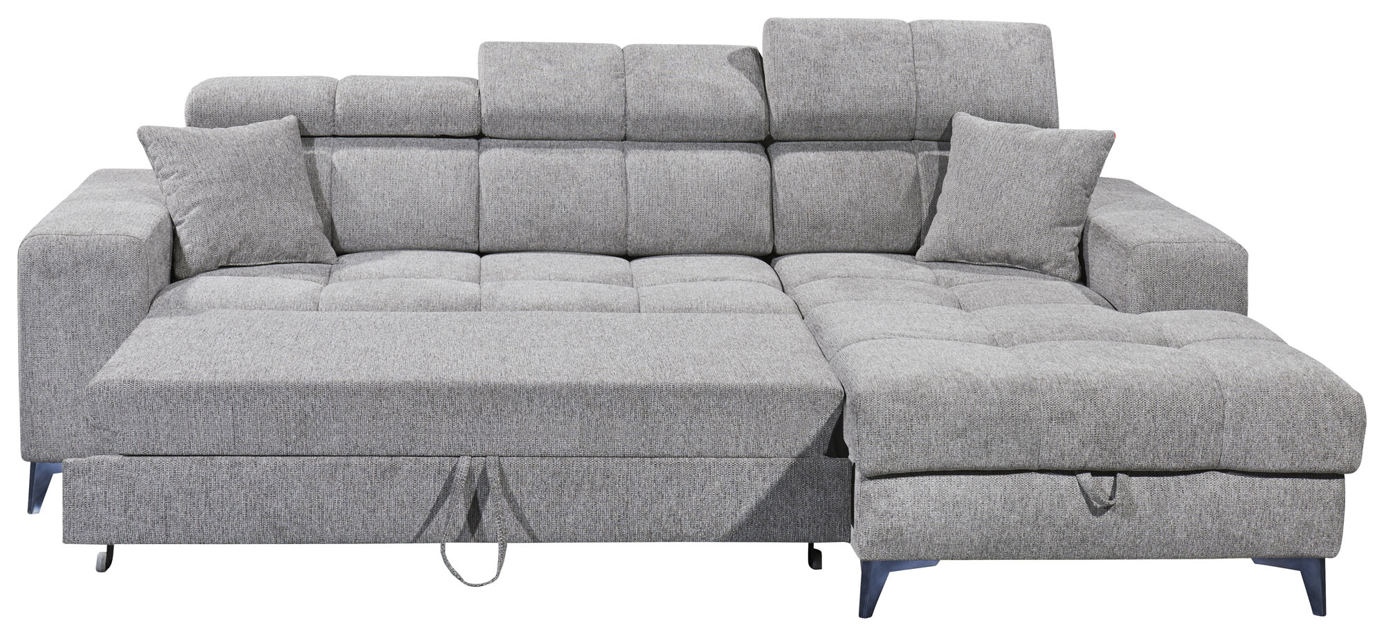 Thumbnail - ED EXCITING DESIGN Ecksofa "Sydney L-Form", mit Bettfunktion, Bettkasten, Kopfteilverstellung & 2 Zierkissen